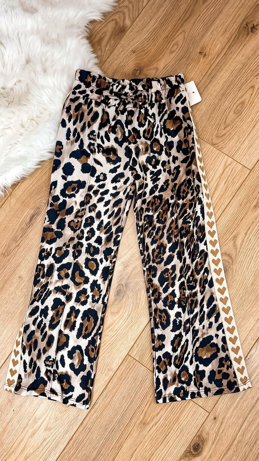 Kids broek Hartjes print