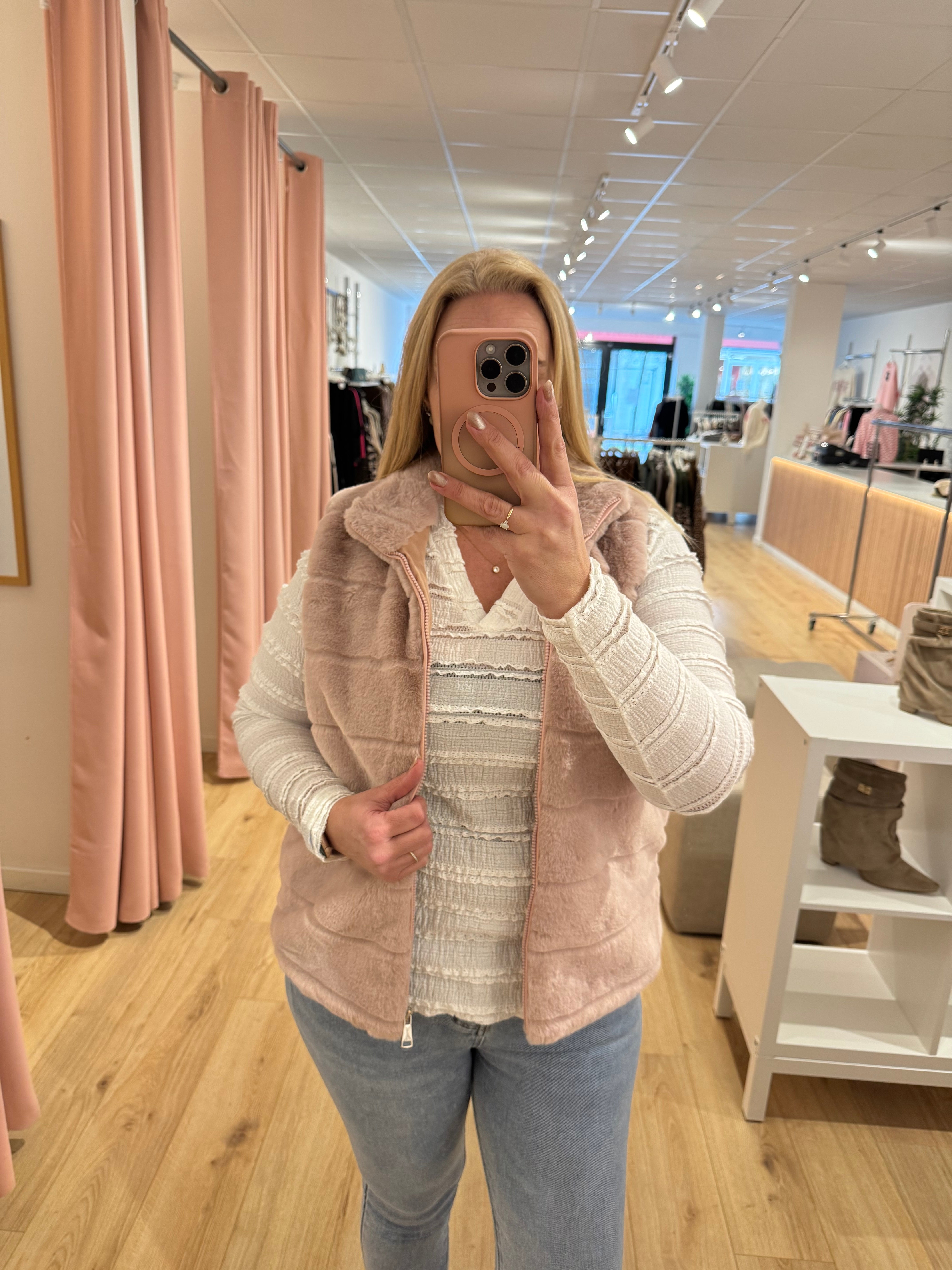 Gilet roze 0066
