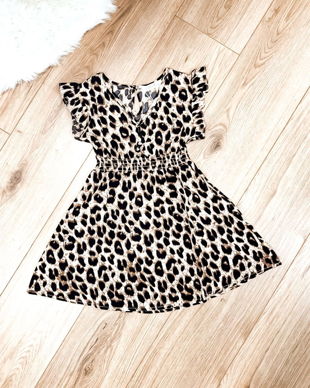 Kids jurk Lily bruin