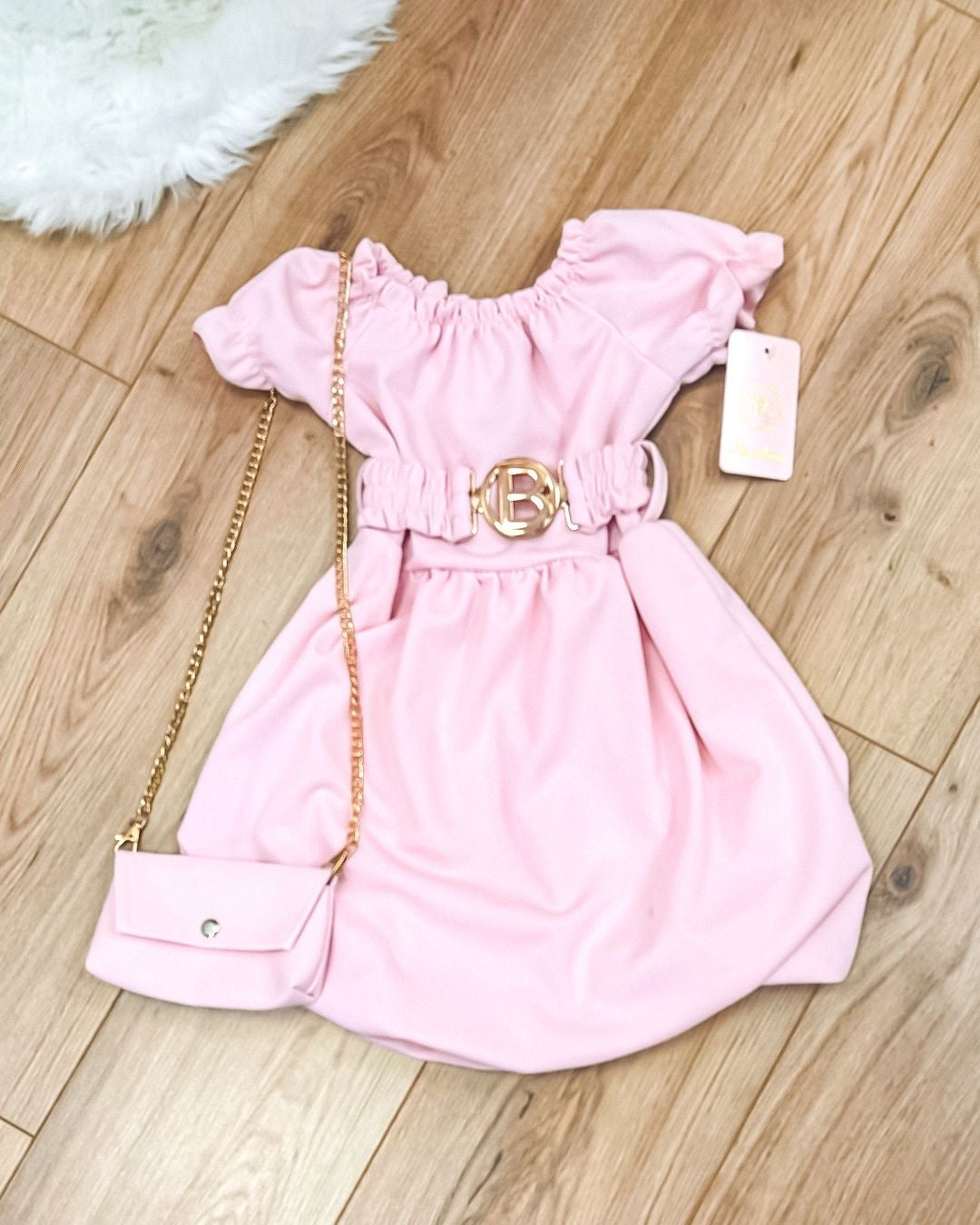 Kids jurk Nikki roze