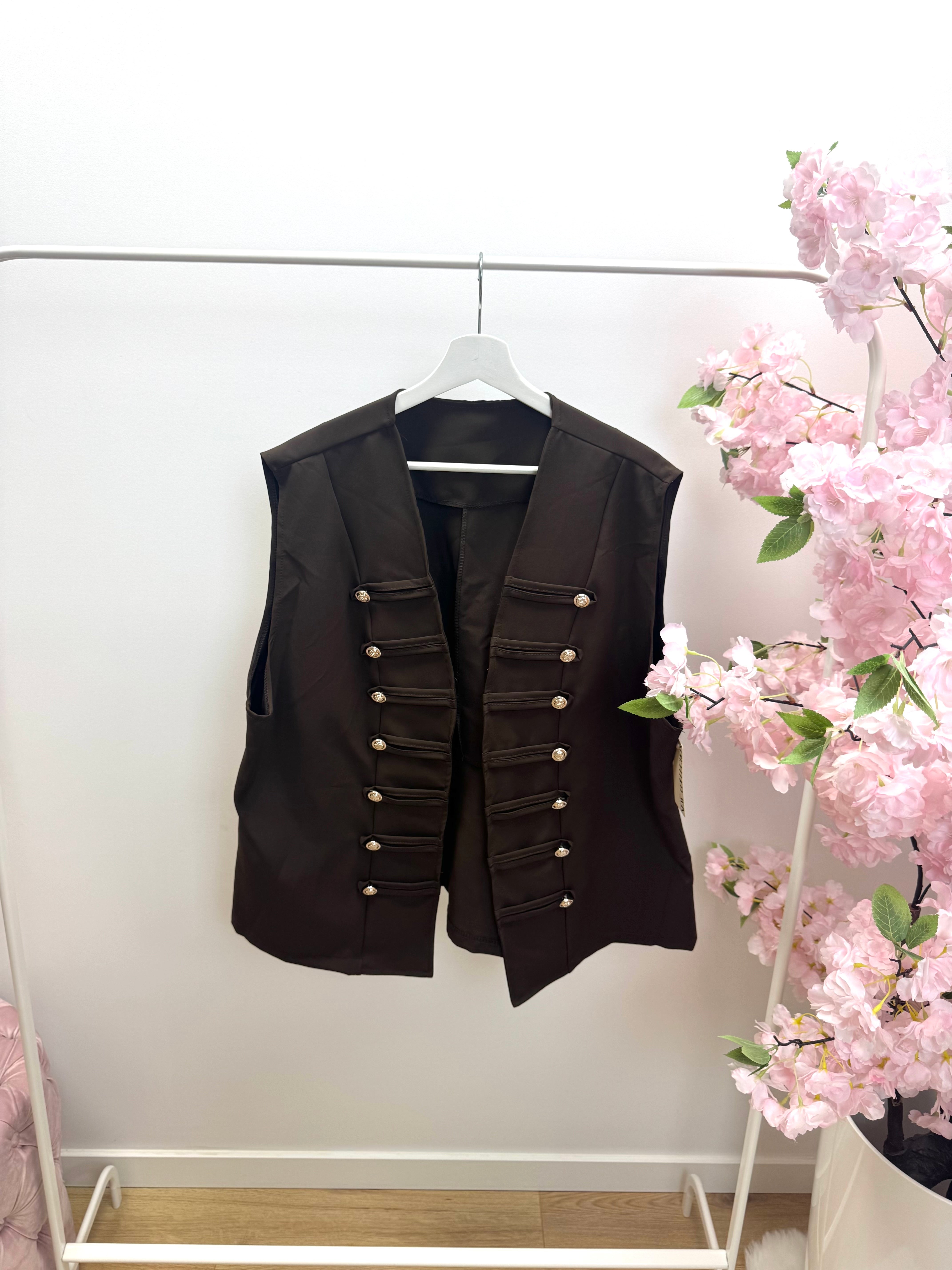 Gilet bruin 0448