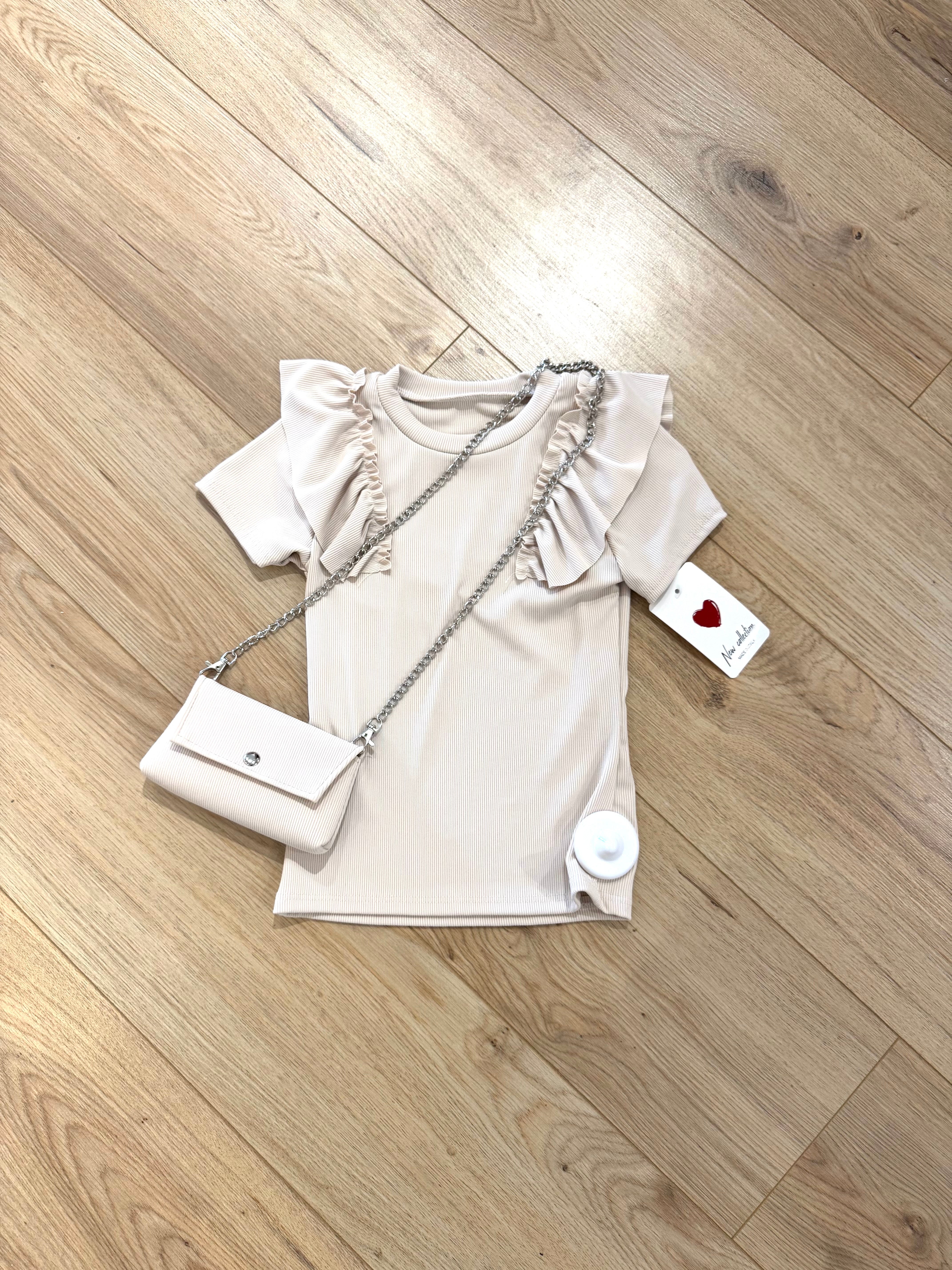 Kids top beige 0383