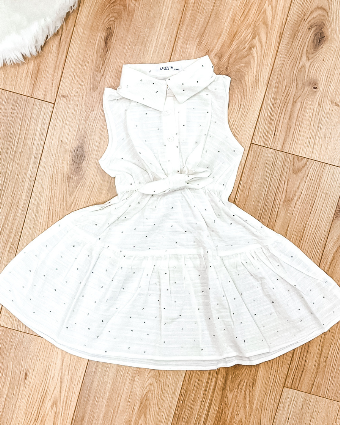 Kids jurk Ella wit