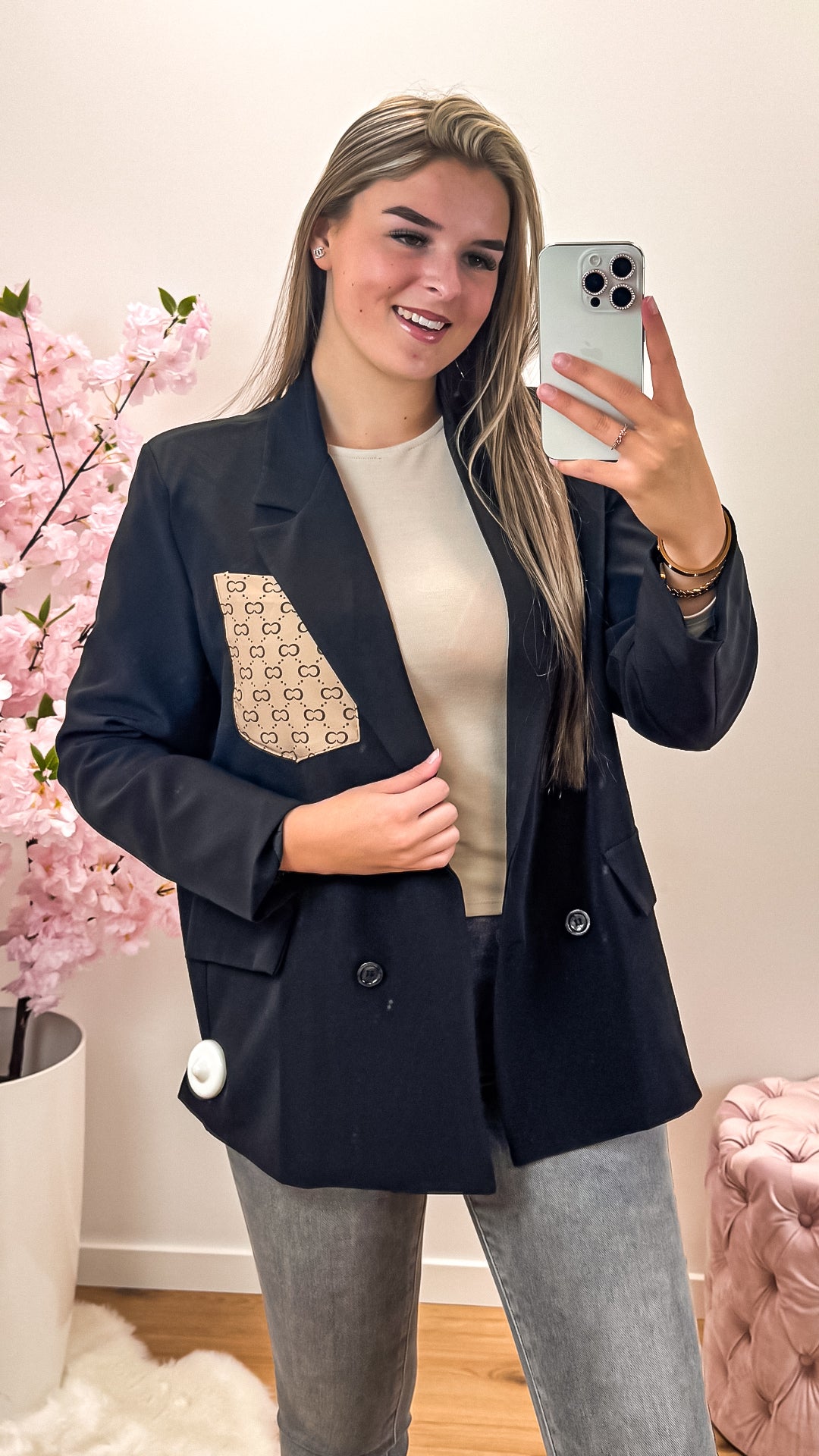 Miss D blazer Gigi zwart