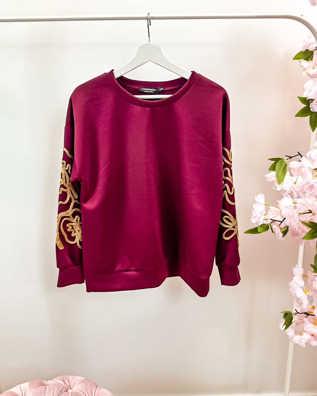 Trui Ariël bordeaux