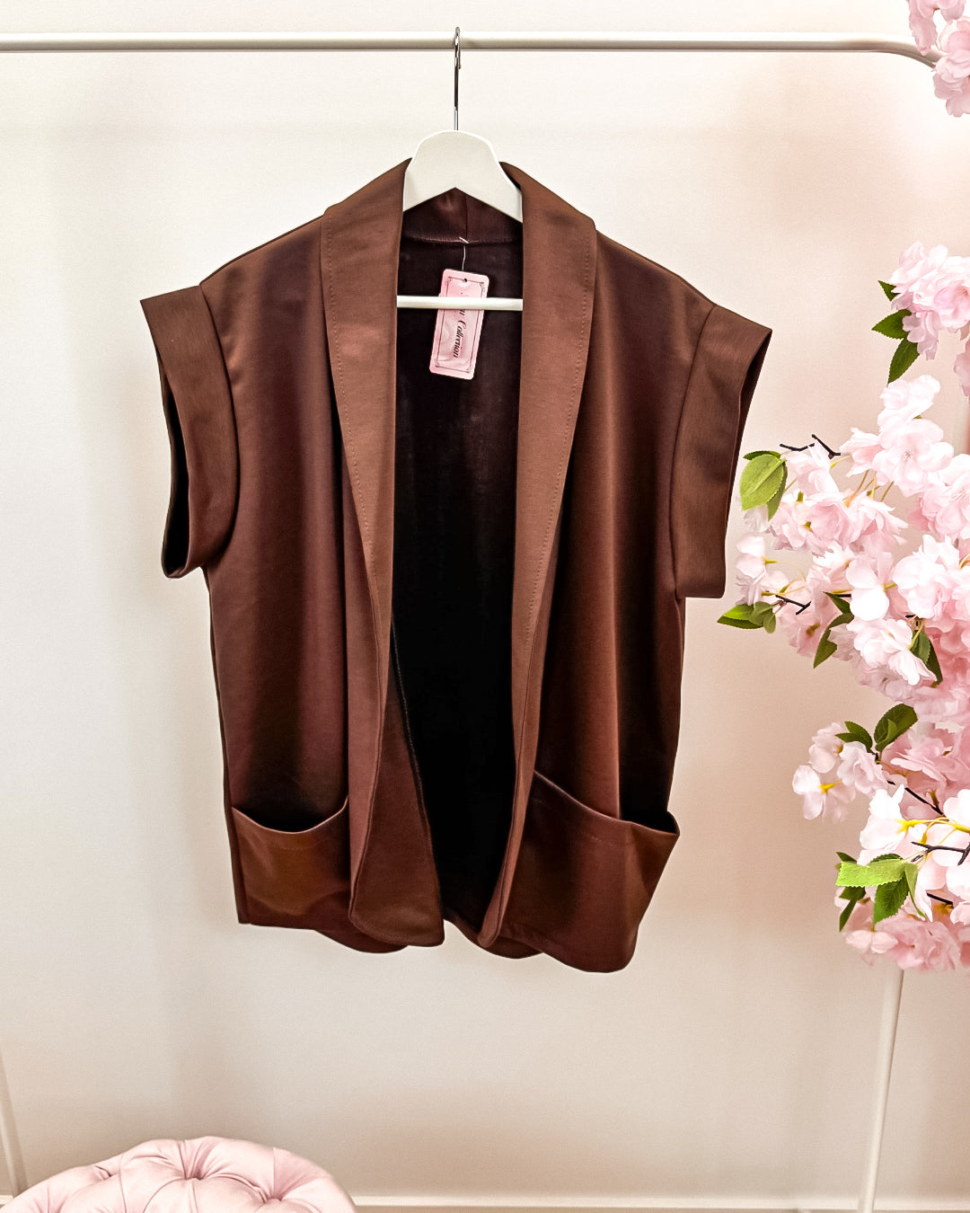 Gilet Anna bruin (tot 44)