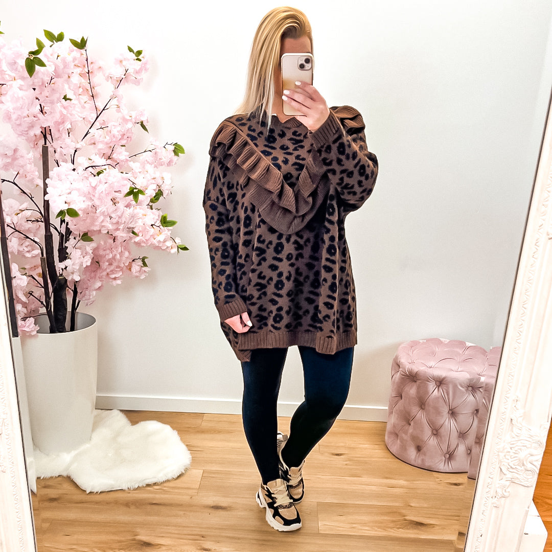 Trui Anne bruin (40 tot 46)