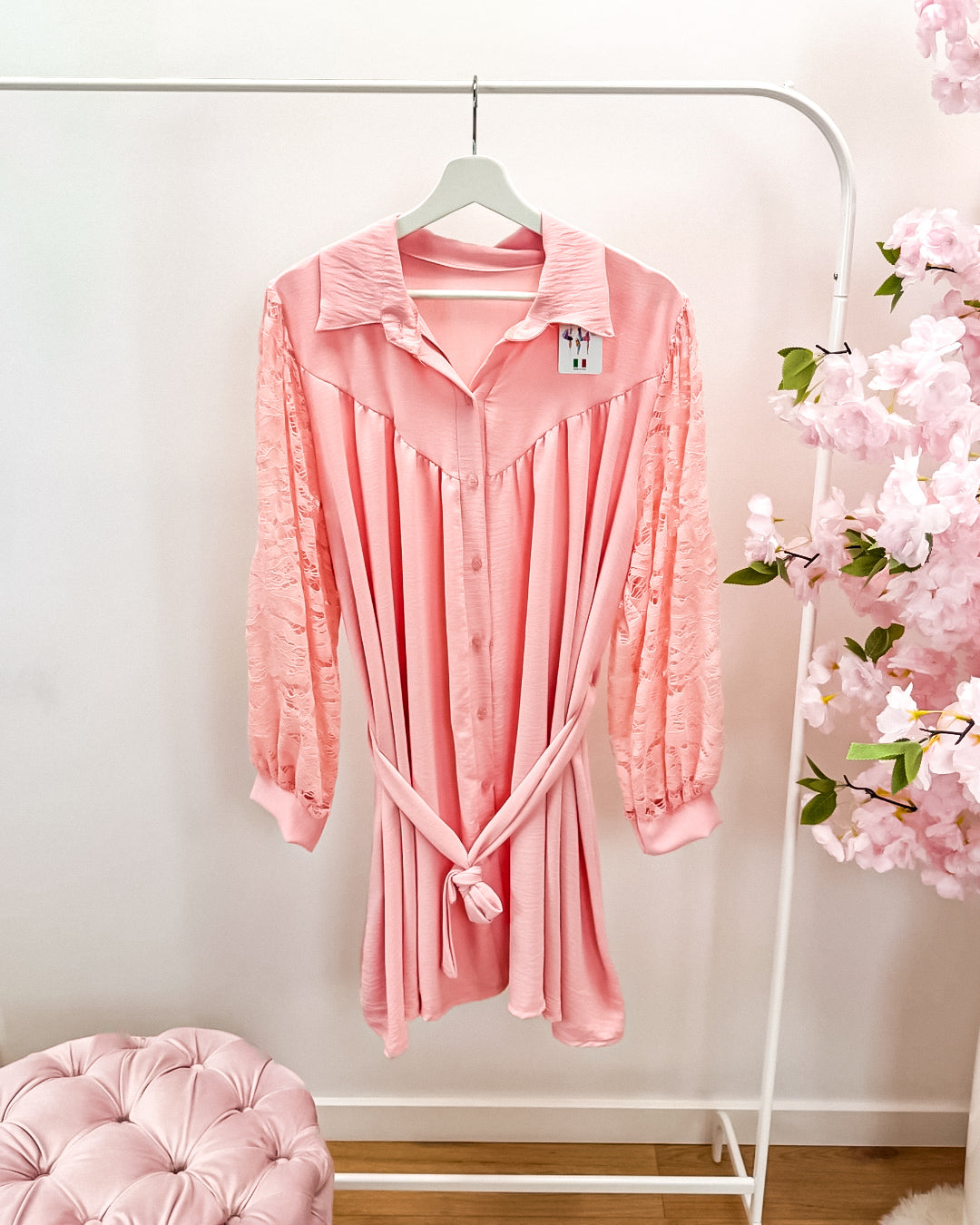 Blouse/Jurk Tessa roze (44-50)