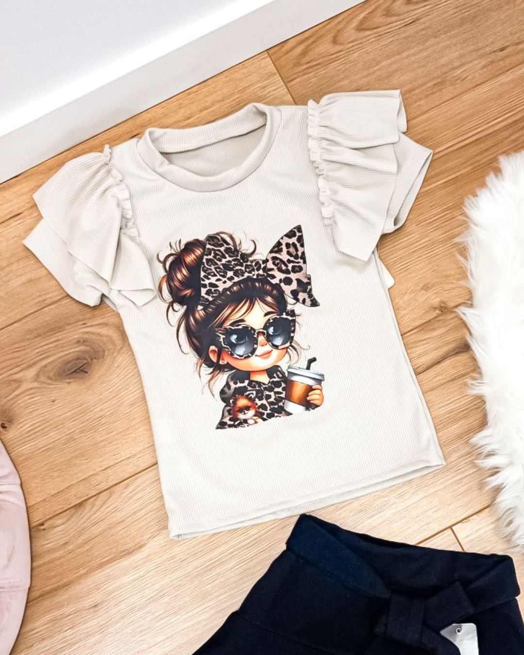 Kids top Pomy beige