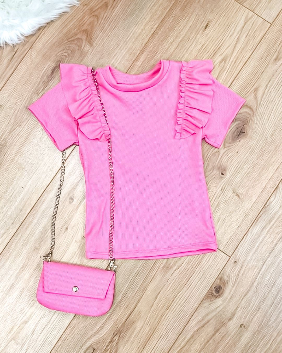 Kids top Bella fuchsia