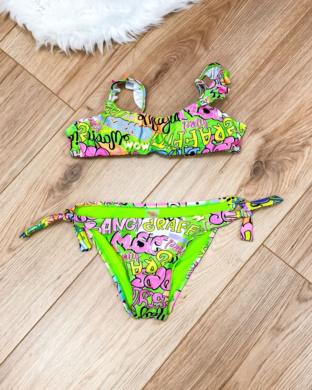 Kids bikini Britt groen