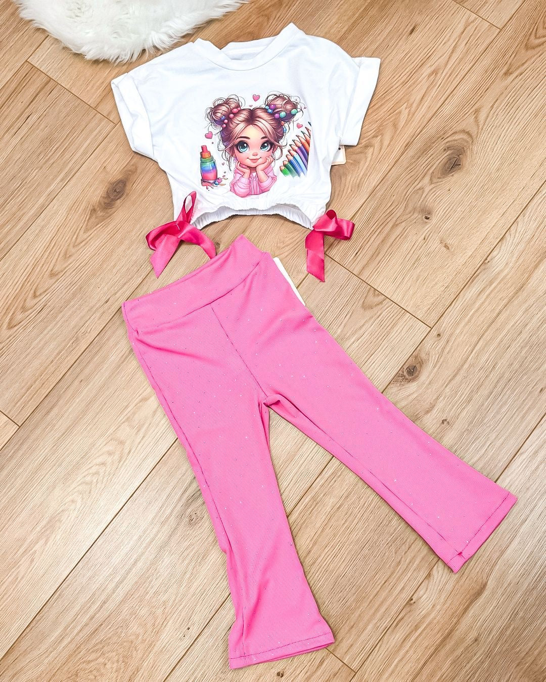 Kids set Popy roze