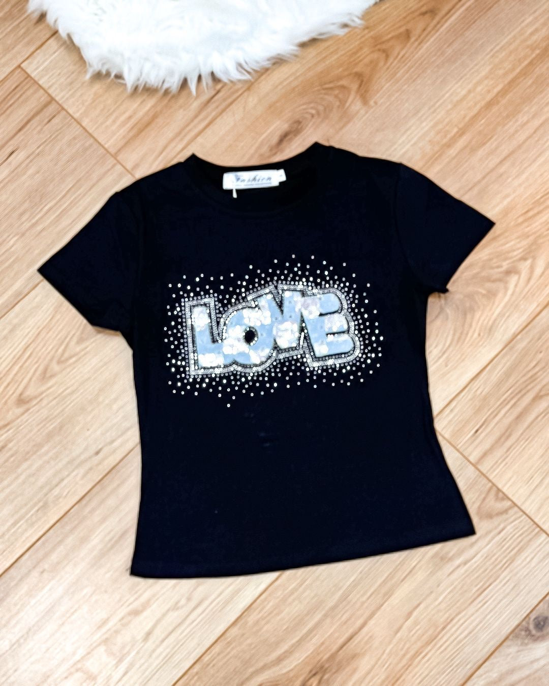 Kids top Cassy zwart