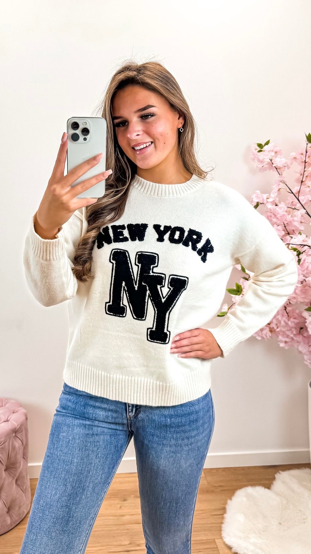 Miss D Trui NY zwart