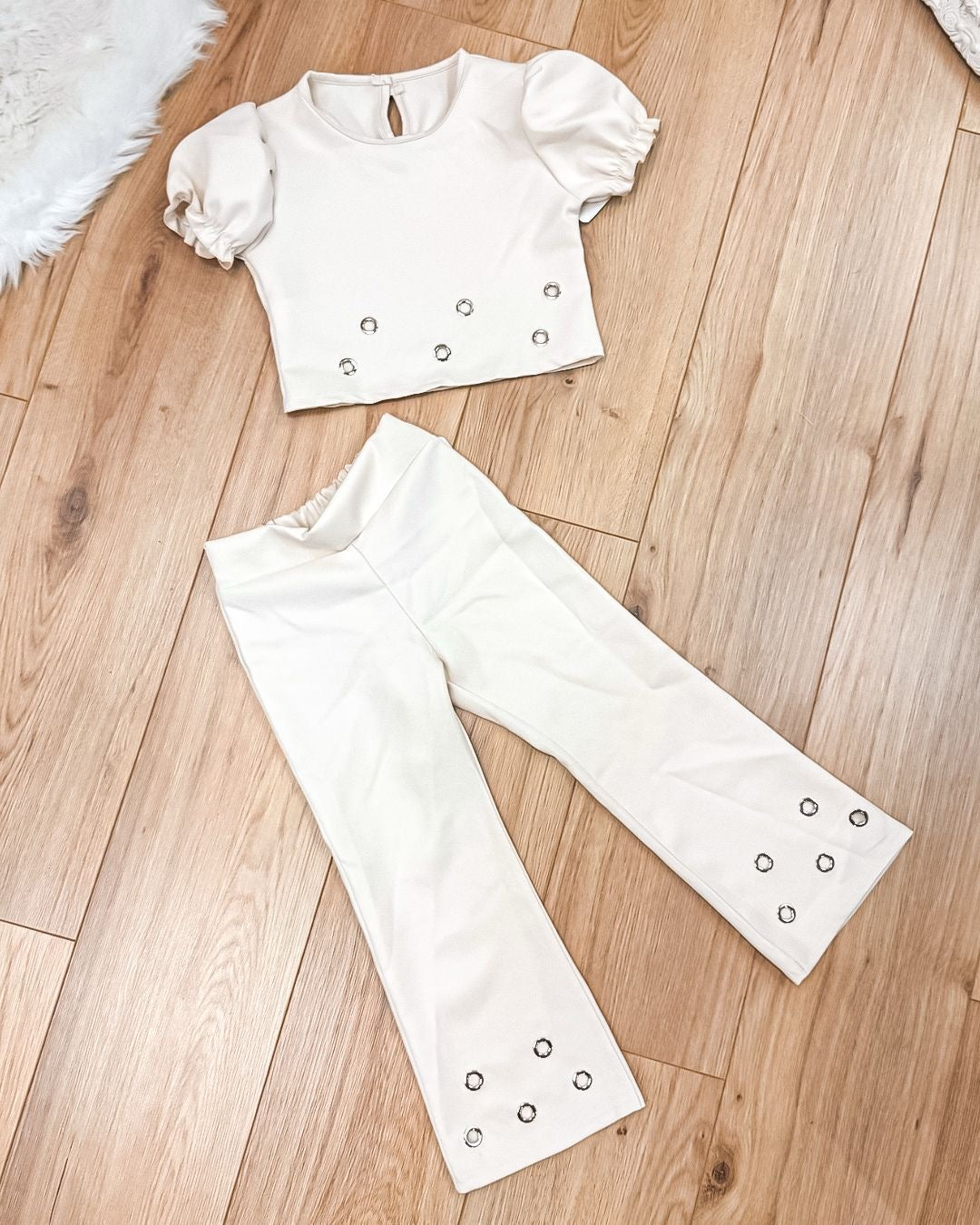 Kids set Silke beige