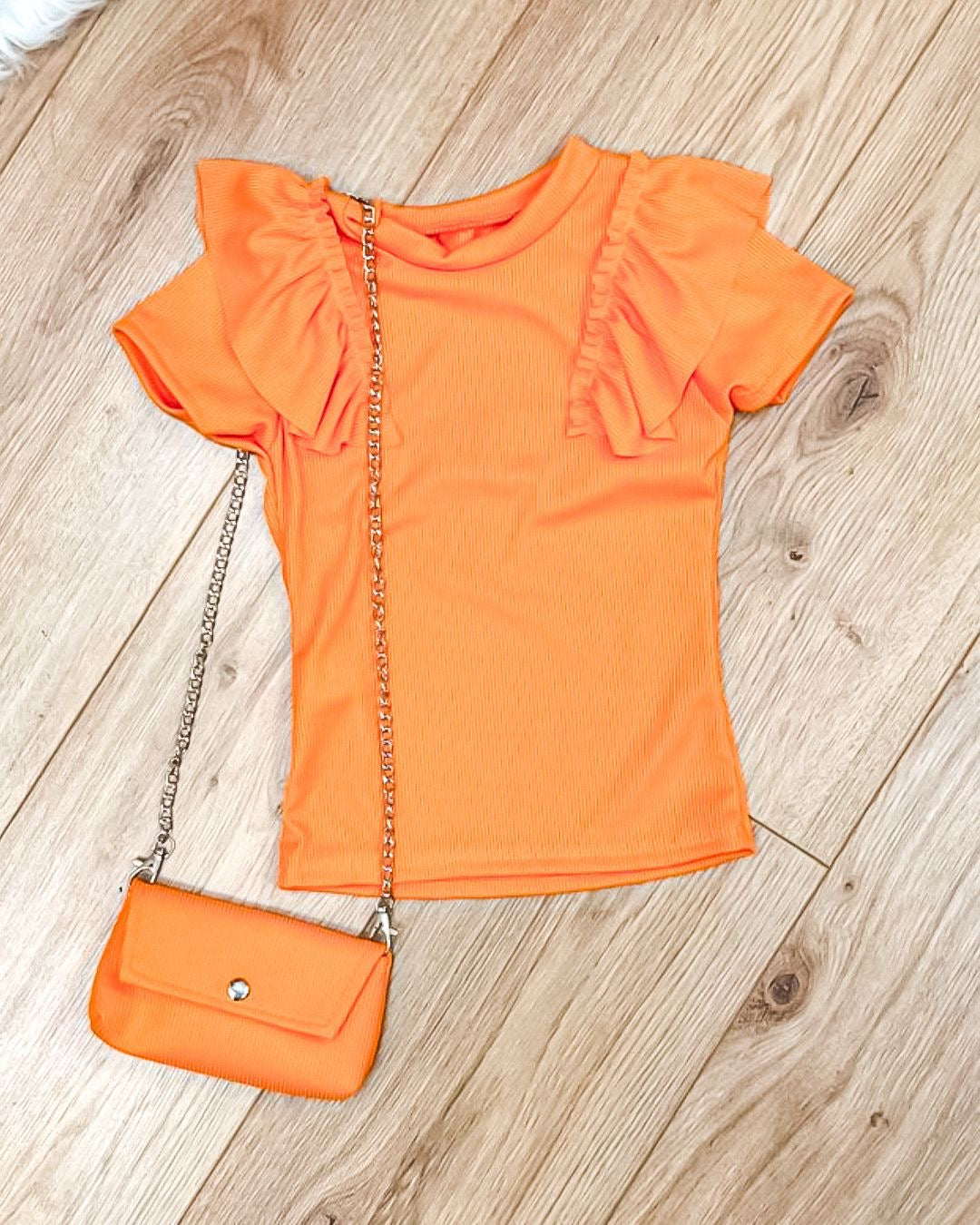 Kids top Bella oranje