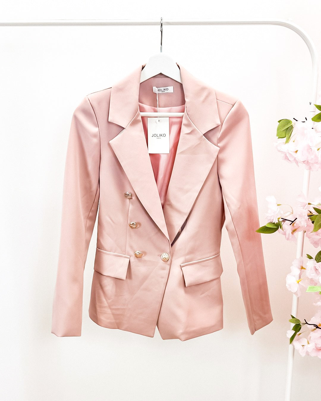 Blazer Jolien roze (vallen klein)