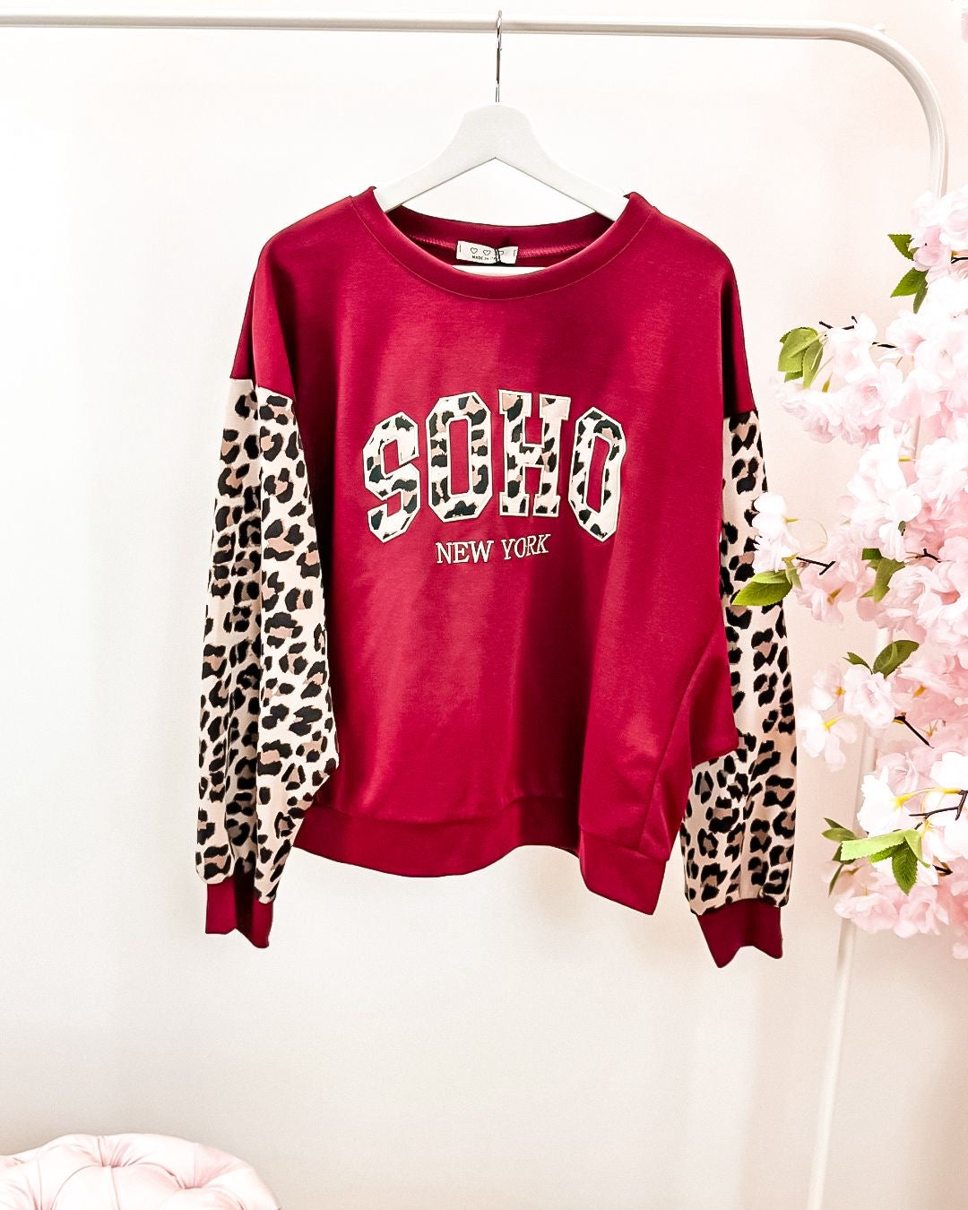 Vleermuis Trui bordeaux (t/m 44)