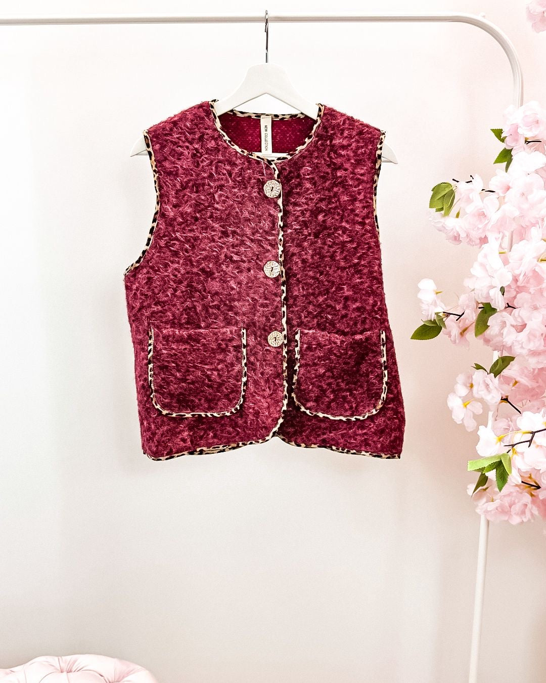 Gilet Emma bordeaux