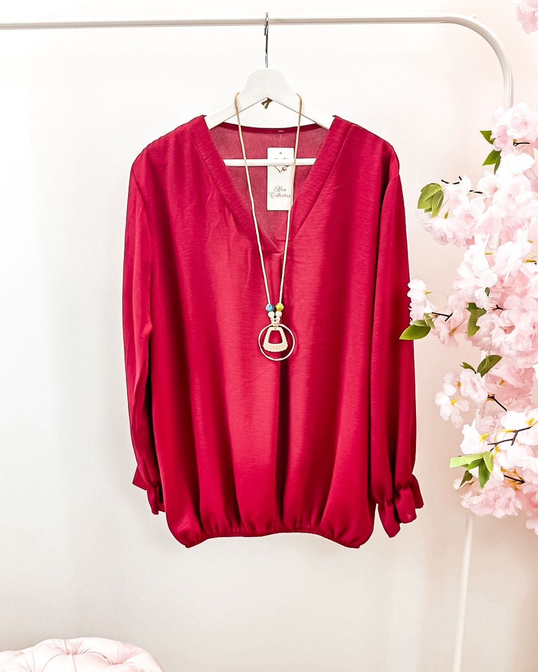 Top Mona bordeaux (t/m 46)