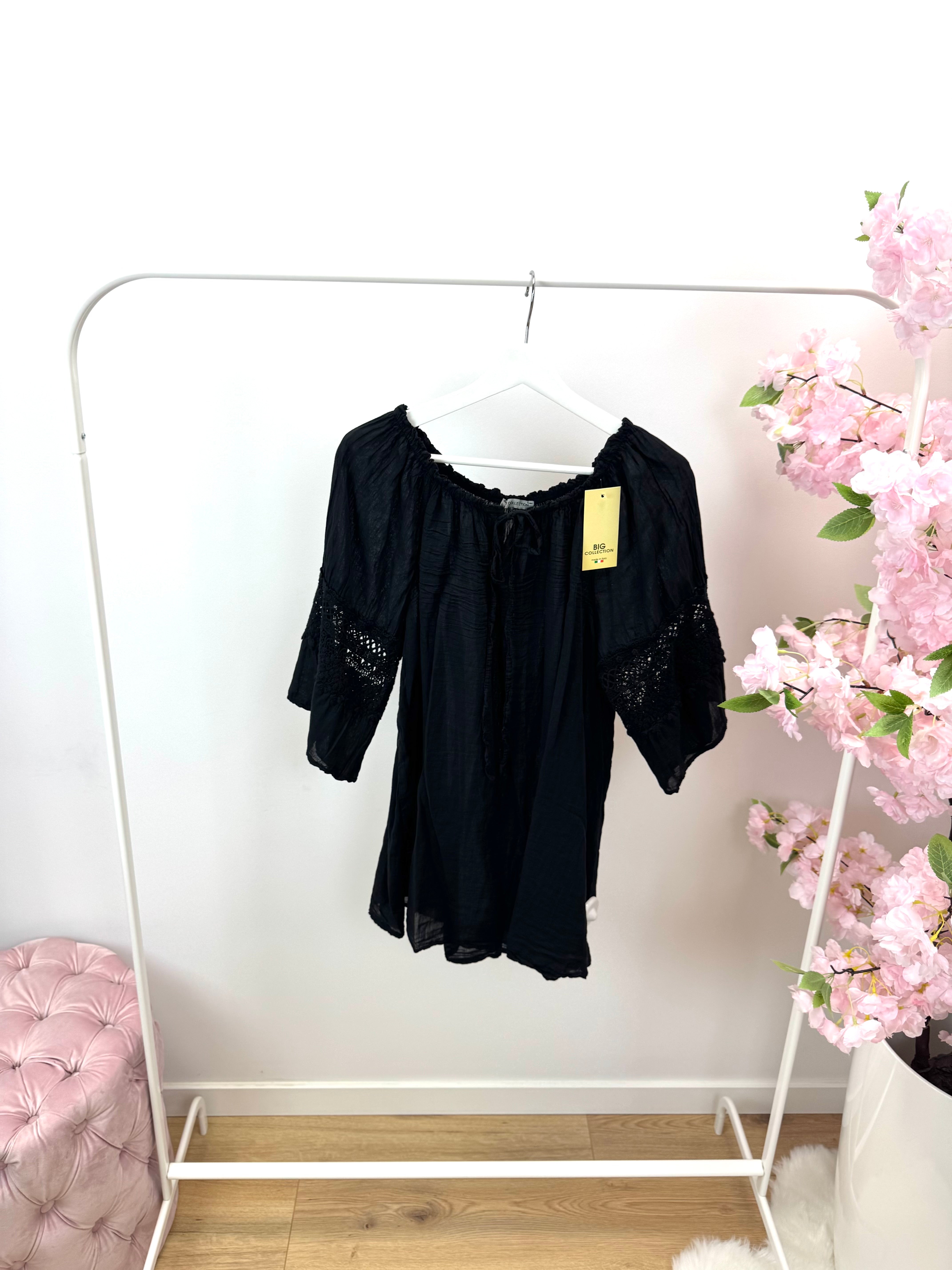 Top zwart 0436