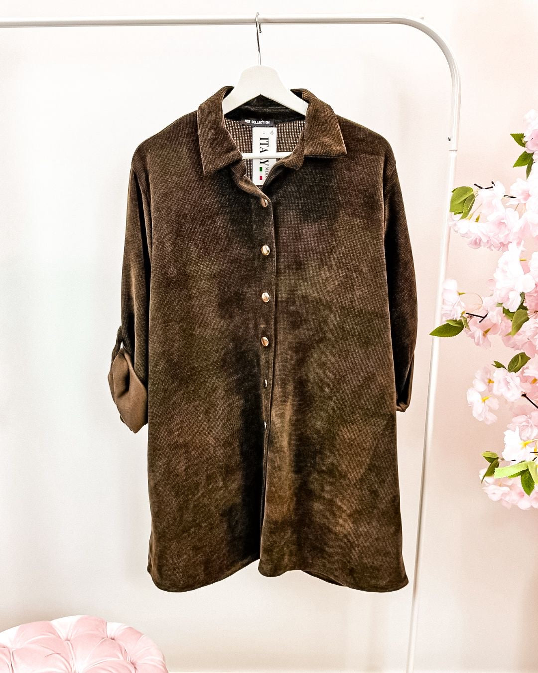 Blouse Lola bruin (tot 44/46)