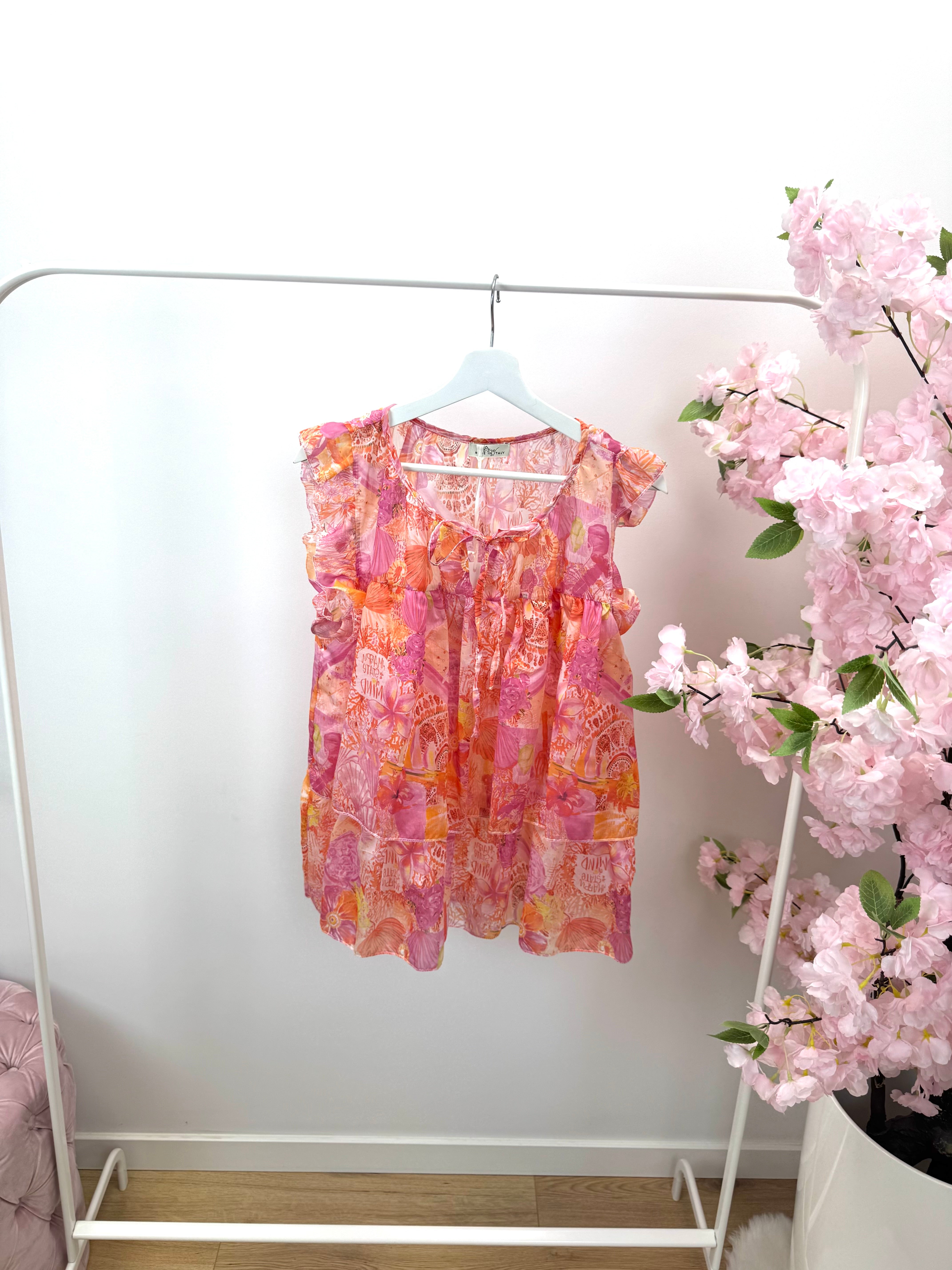 Top roze/oranje 0427