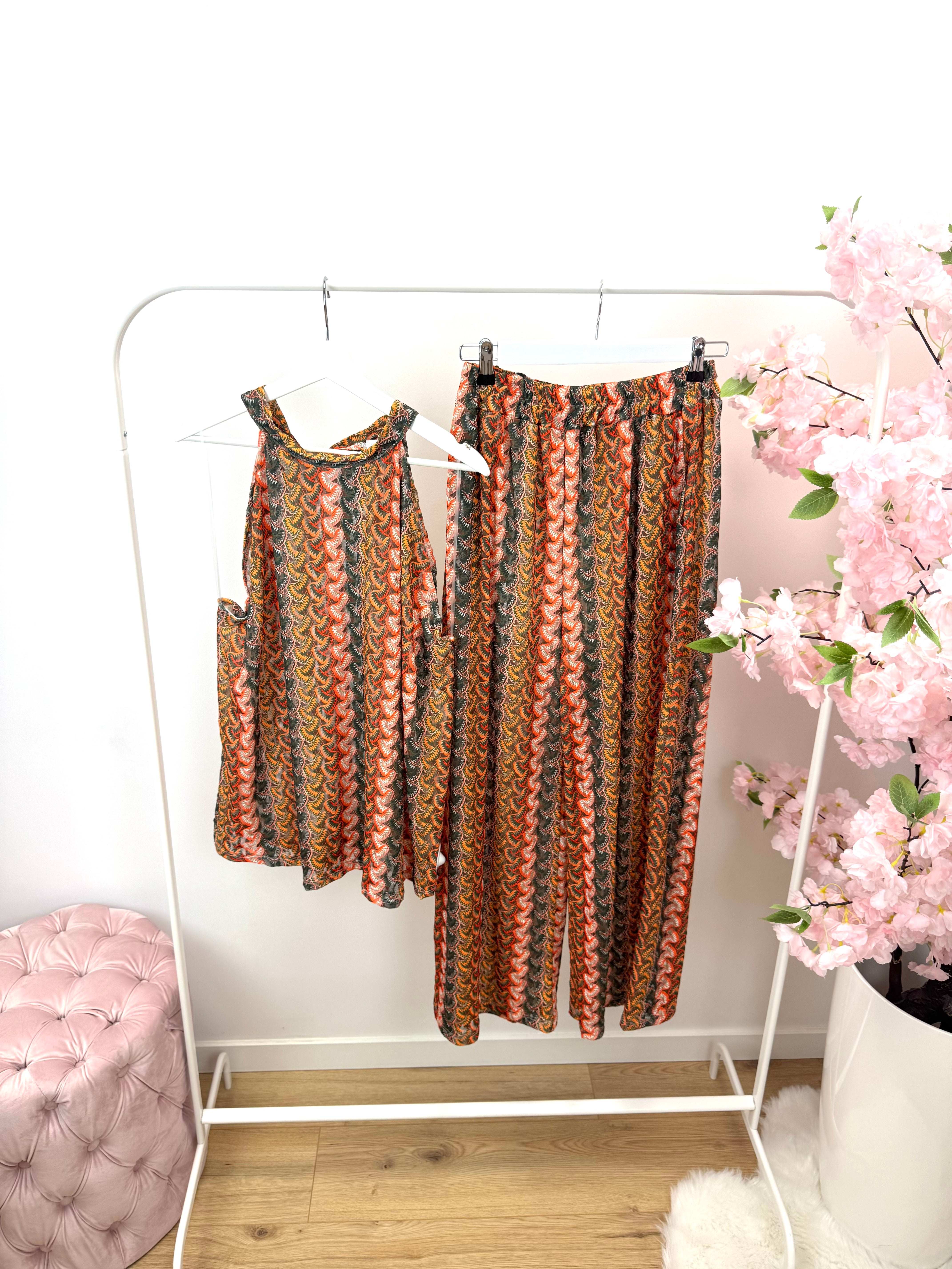 Set oranje/groen 0421