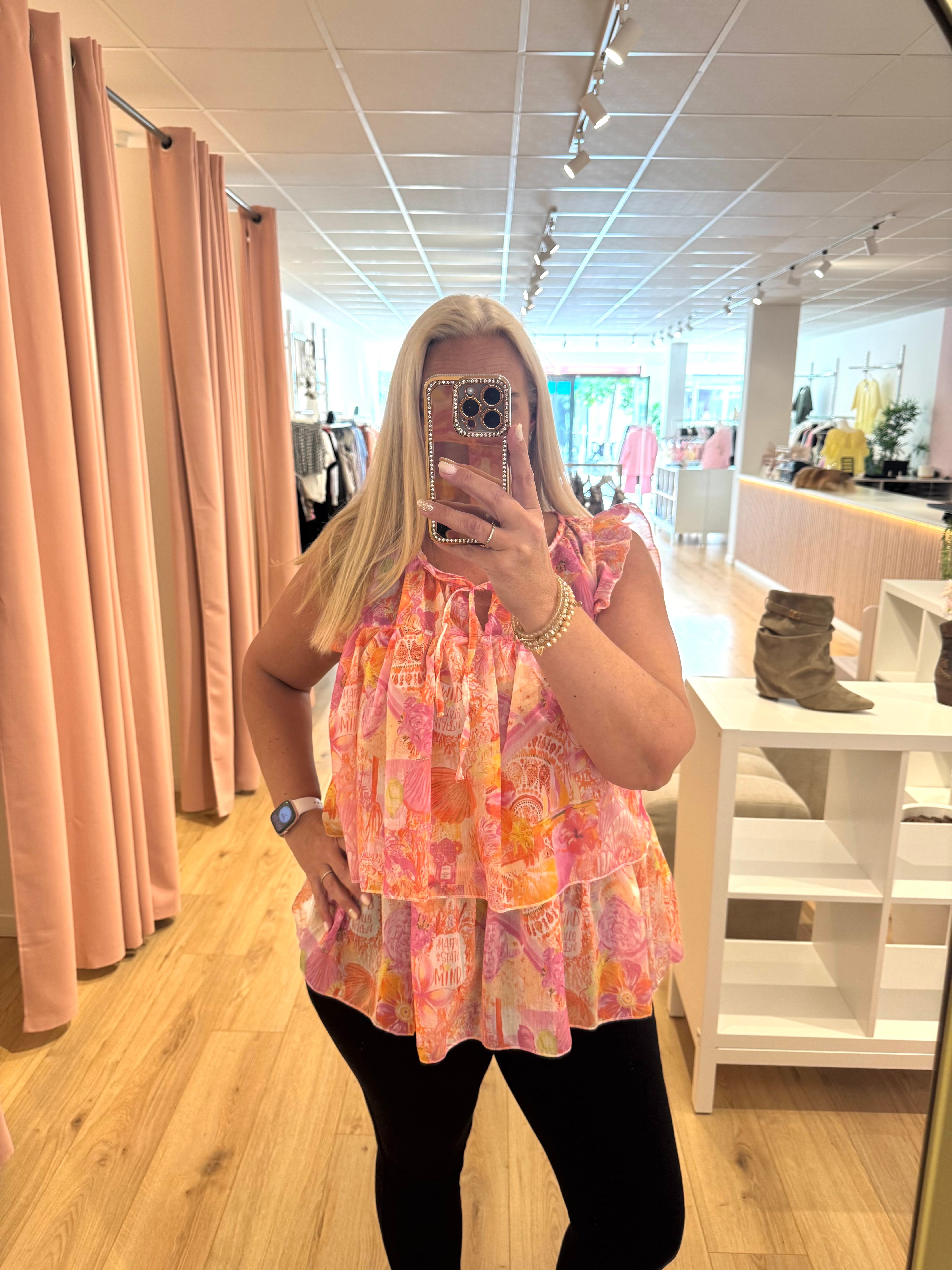 Top roze/oranje 0427