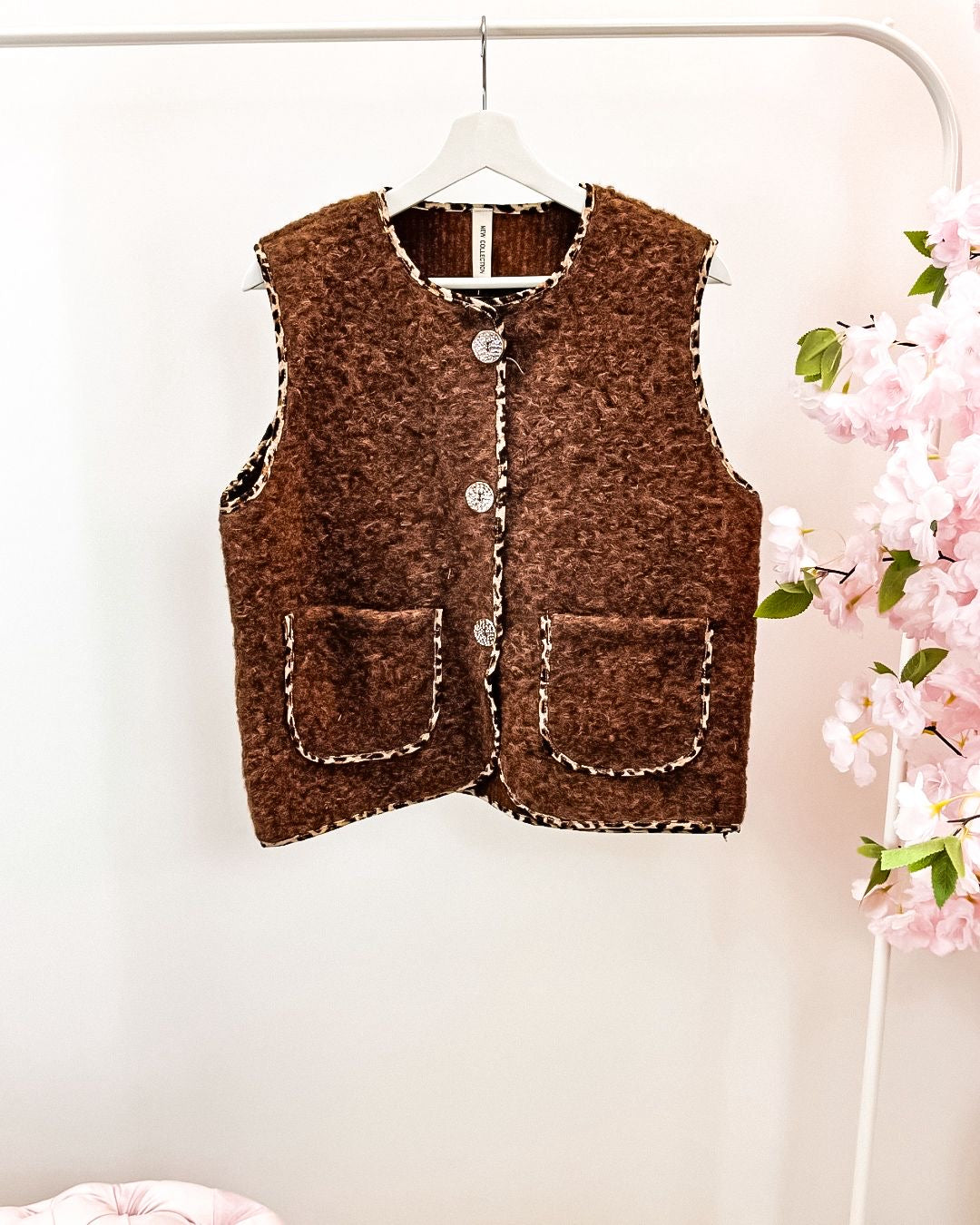 Gilet Emma bruin