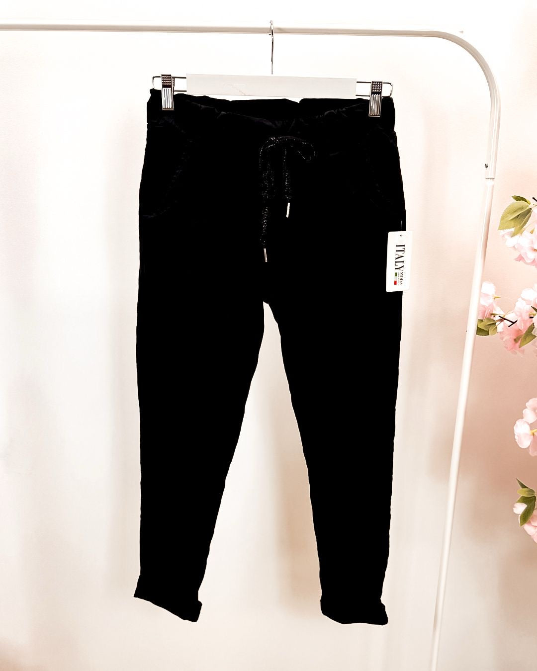 Stretch broek Amy zwart