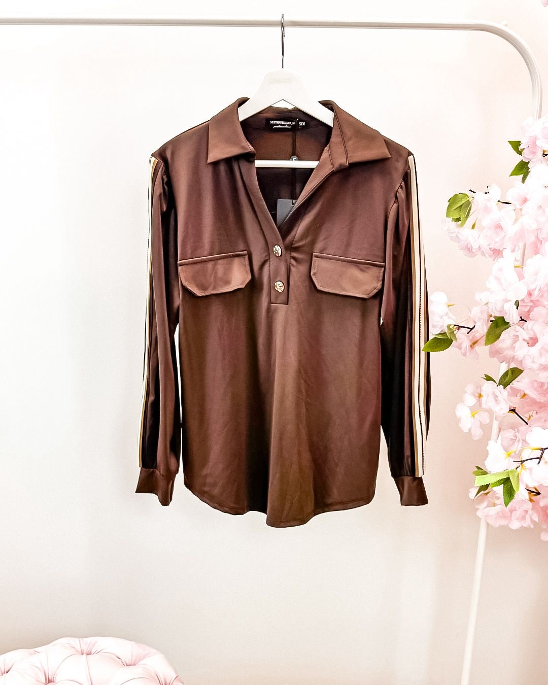 Blouse Mina bruin