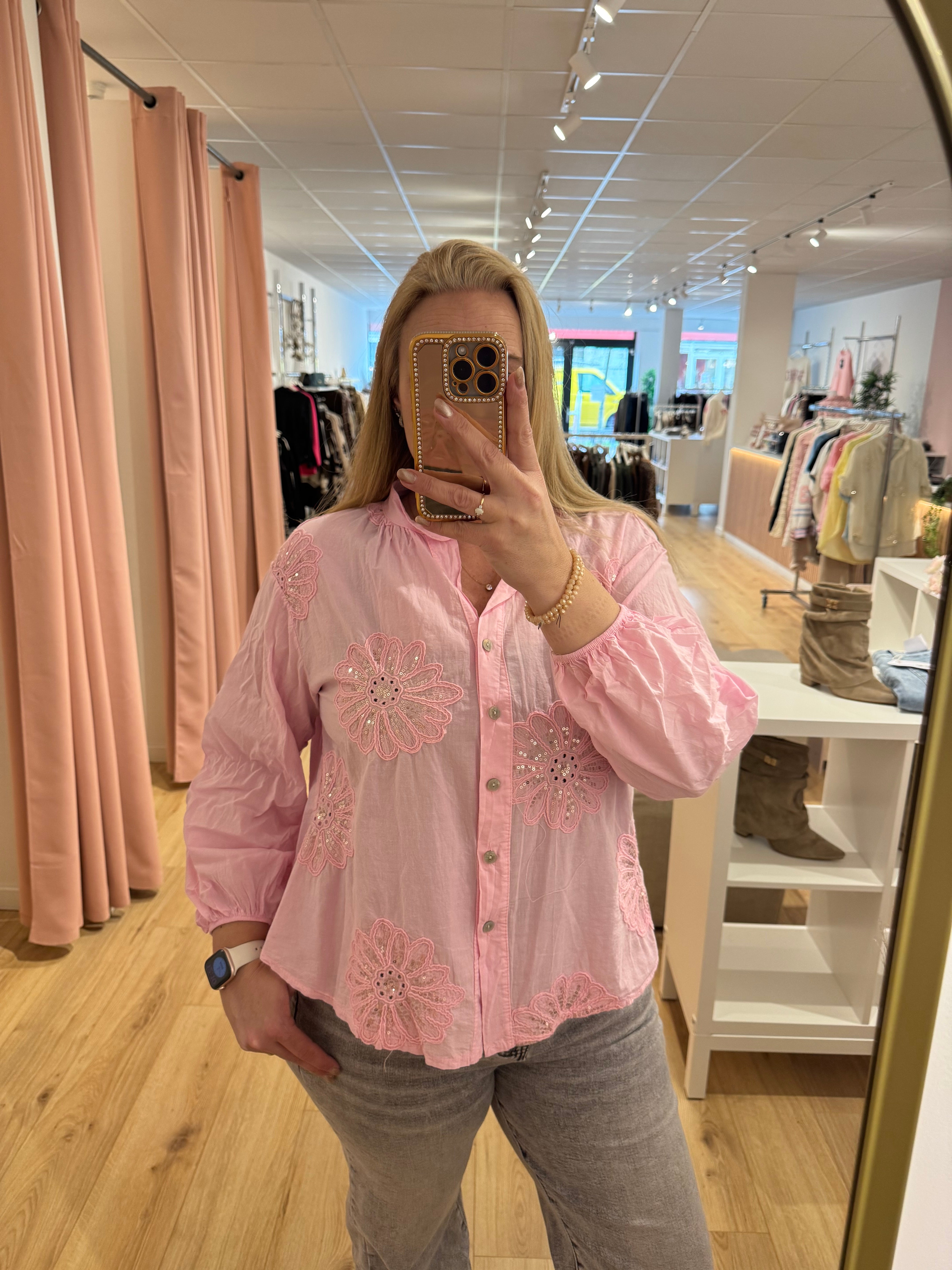 Blouse roze 0129