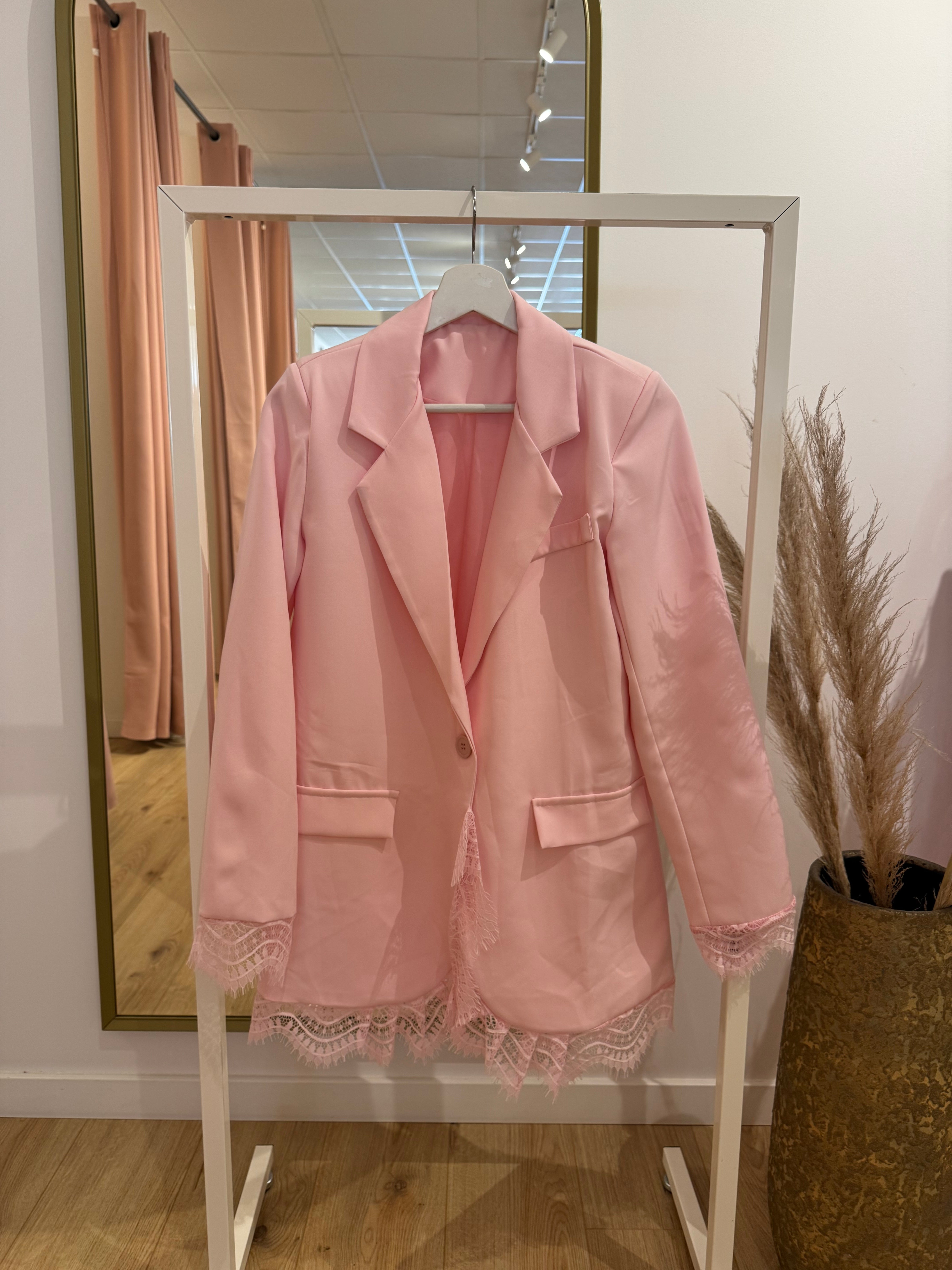 Blazer kant roze 0264