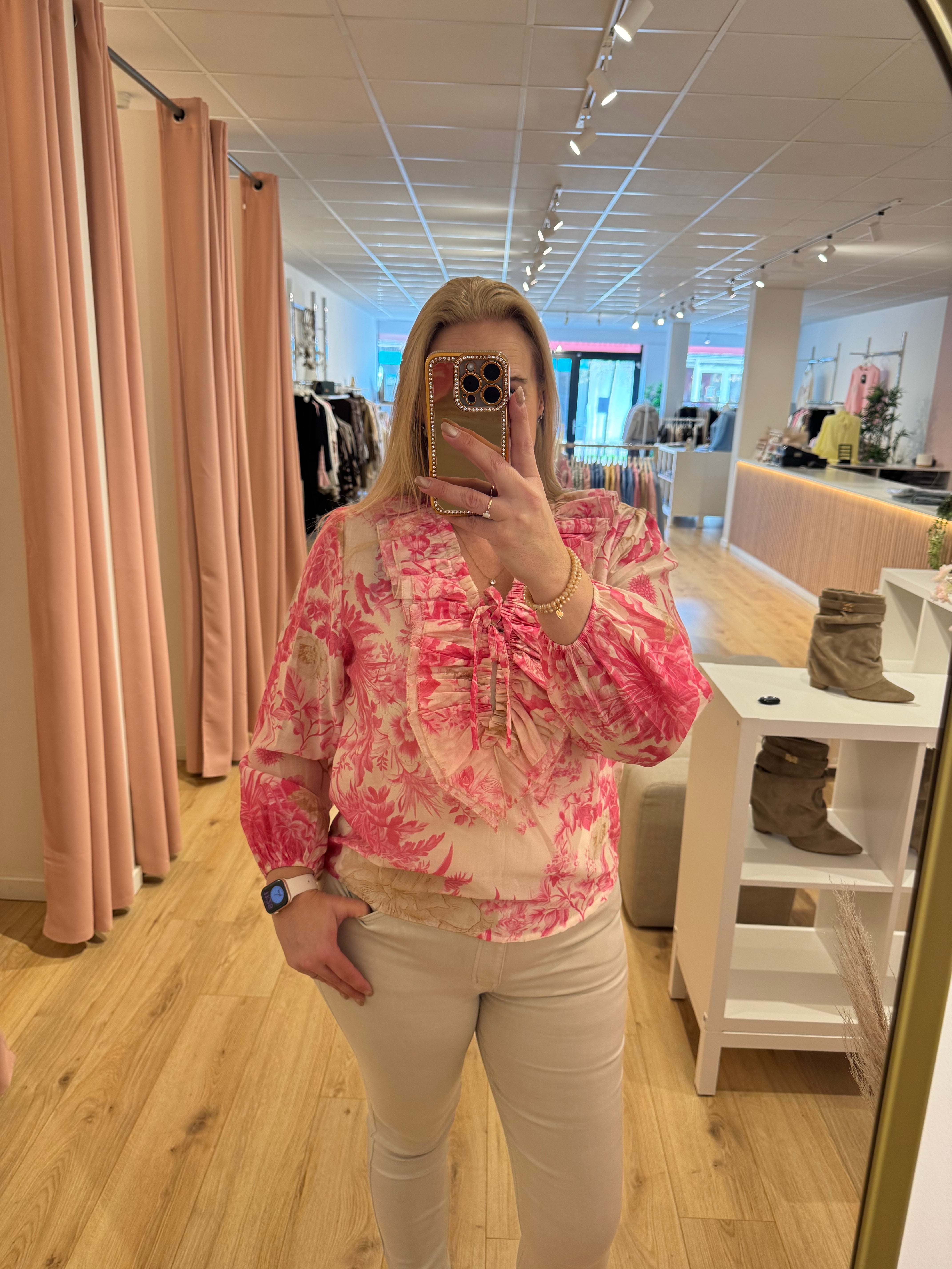Top donker roze 0184