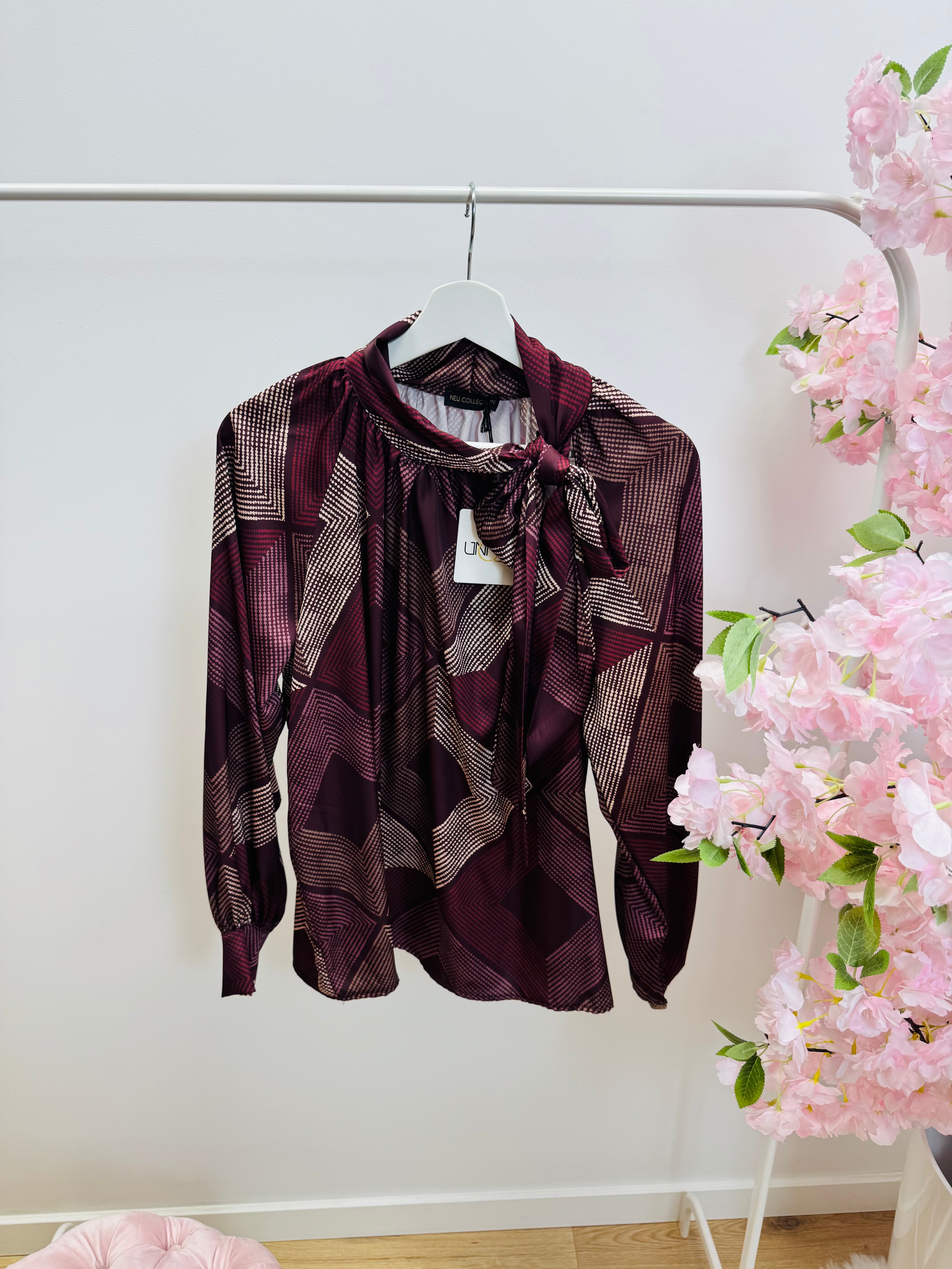 Top print bordeaux 0010