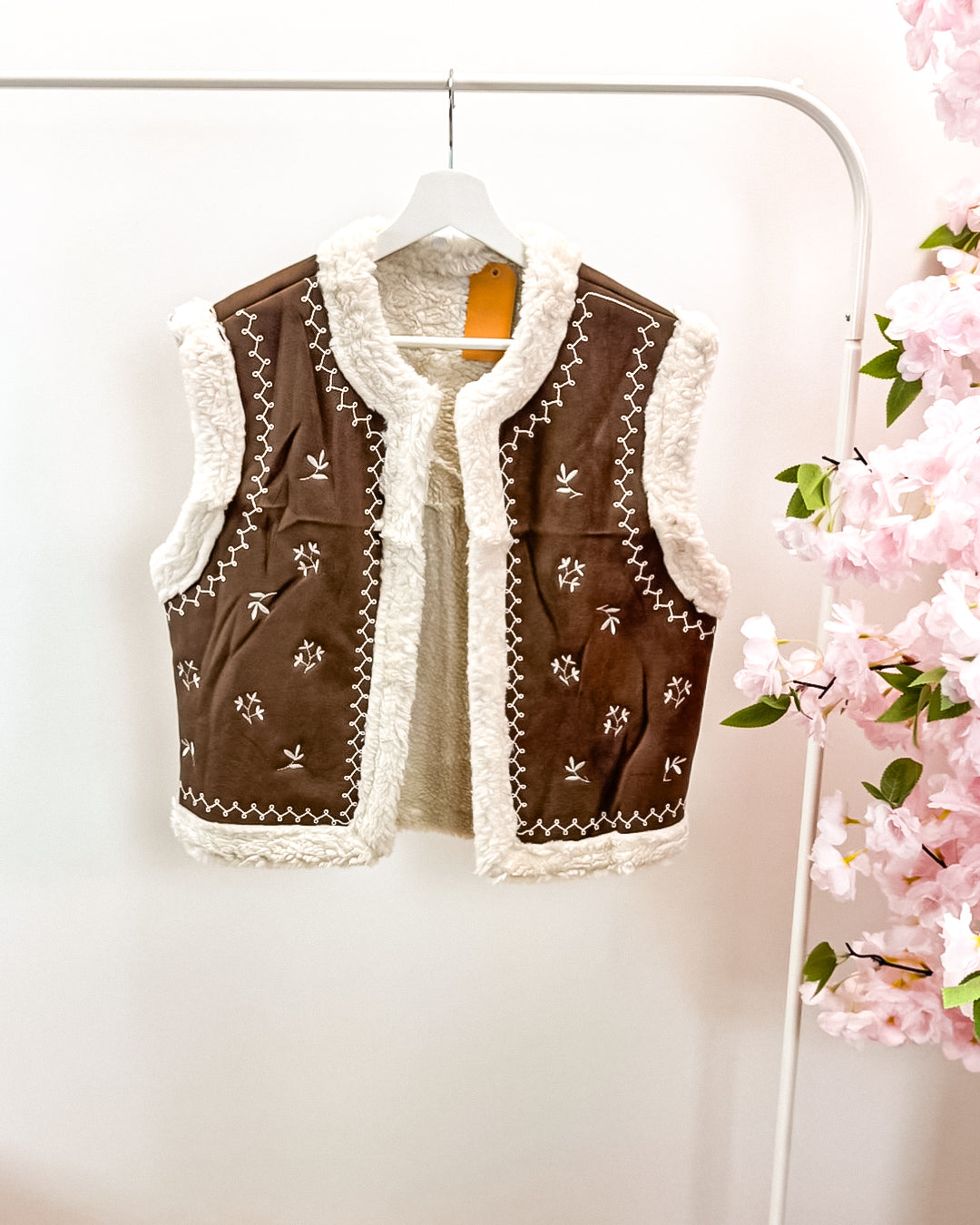 Gilet Gaby bruin