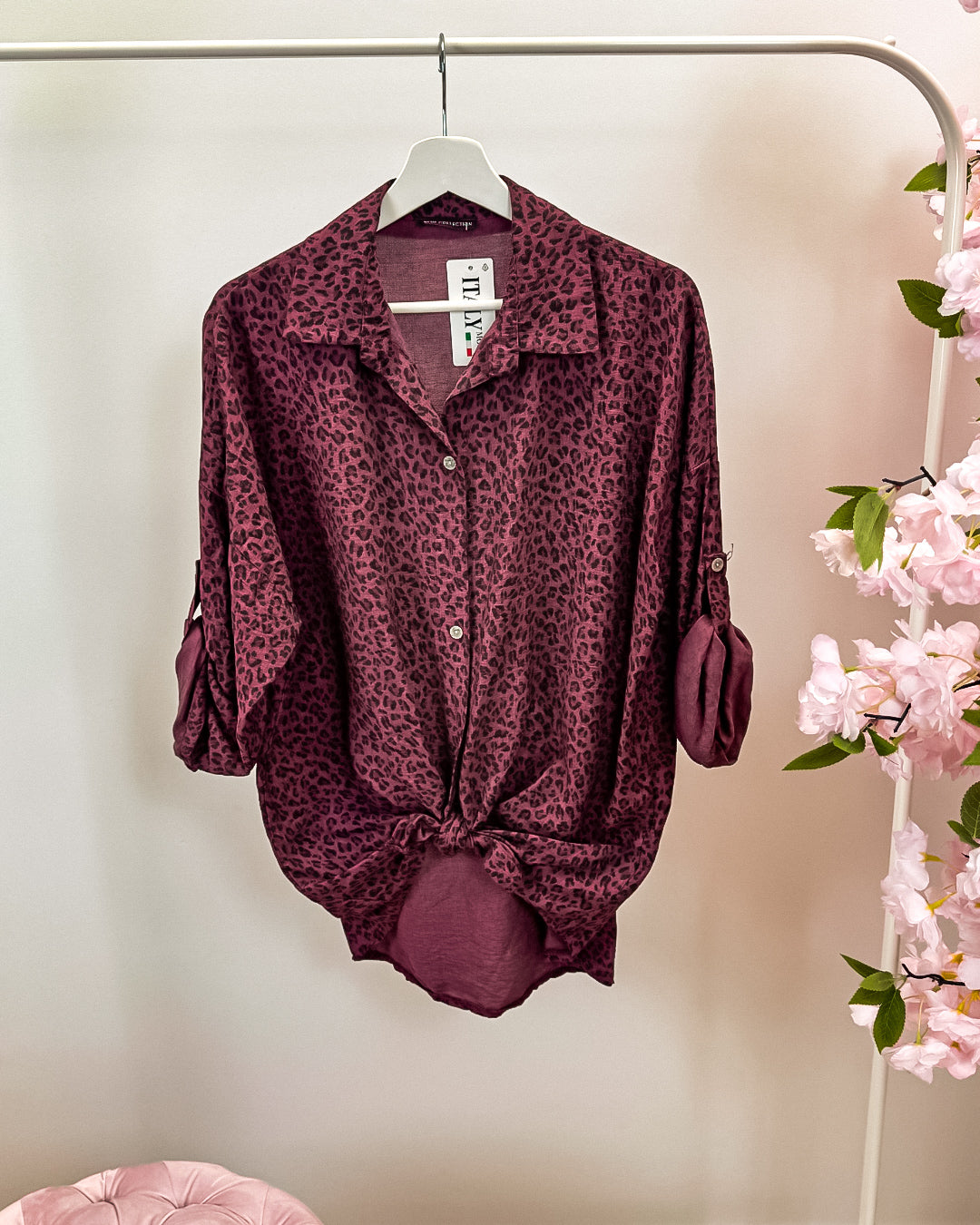 Blouse Tara bordeaux