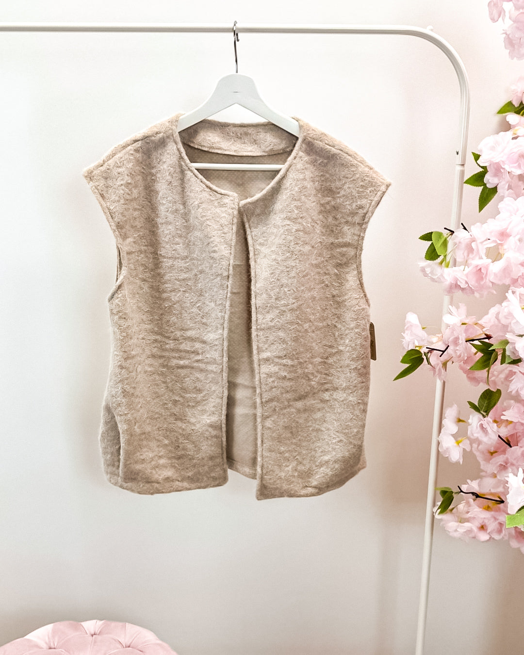 Gilet Astrid crème (tot 42/44)