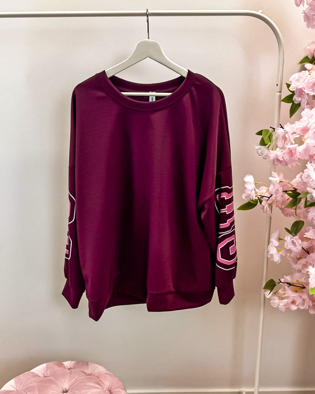 Trui Isa bordeaux (tot 46)