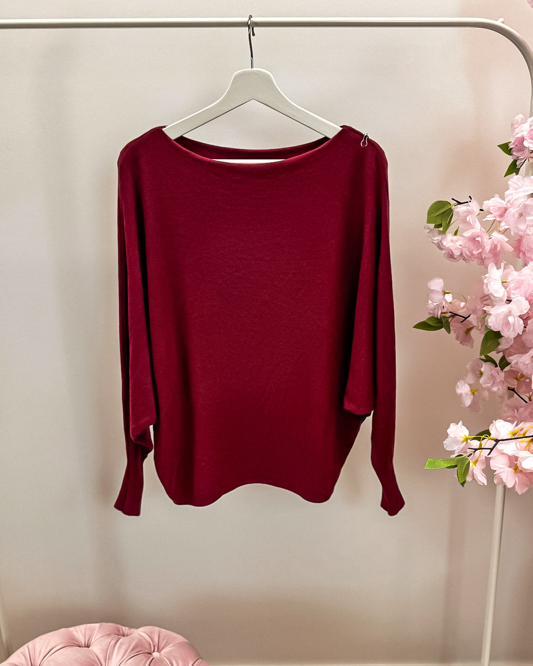 Trui Wendy bordeaux