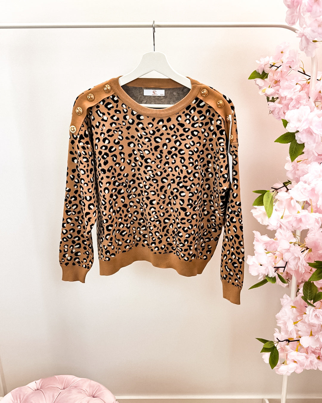 Trui Tiger bruin