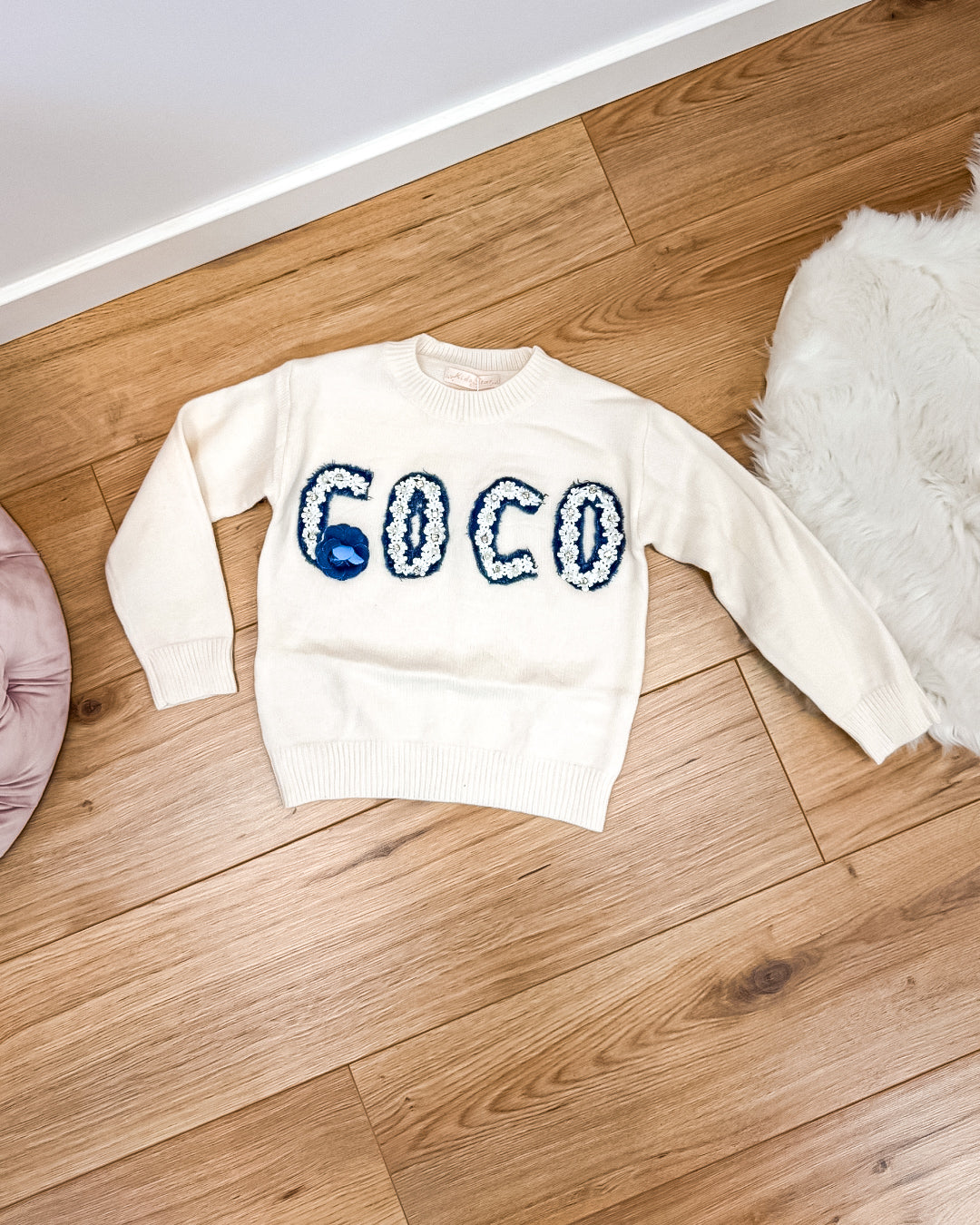 Kids trui Coco crème