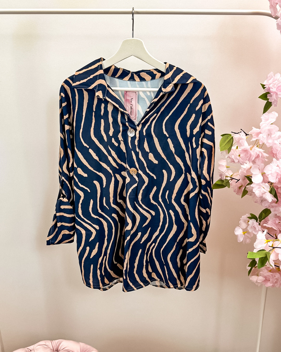 Top Carla navy (tot 44)