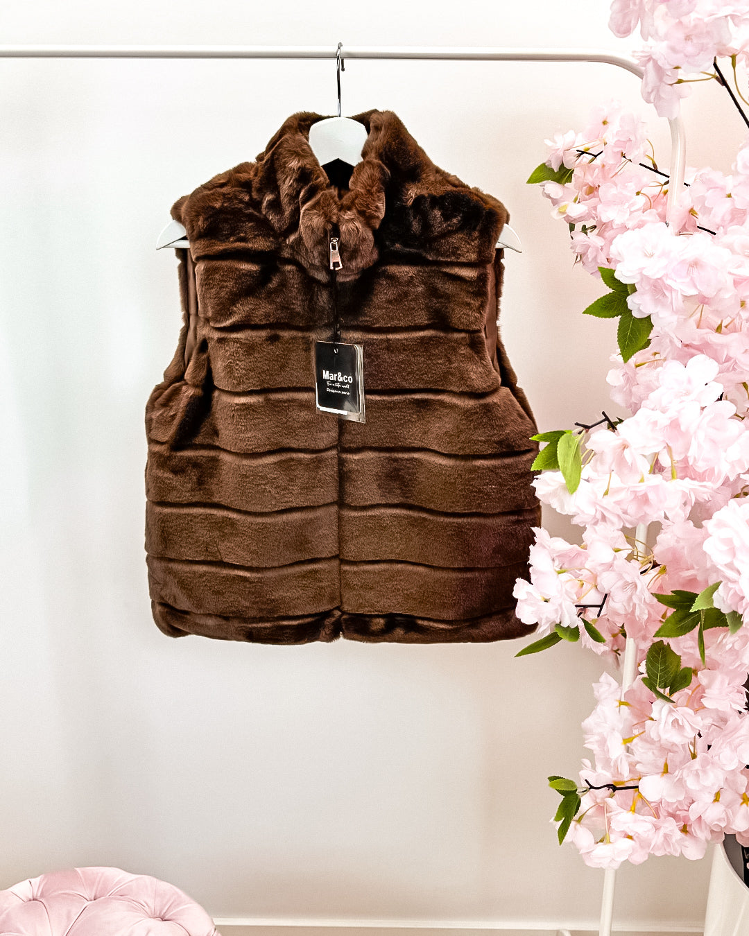 Bodywarmer Bo bruin
