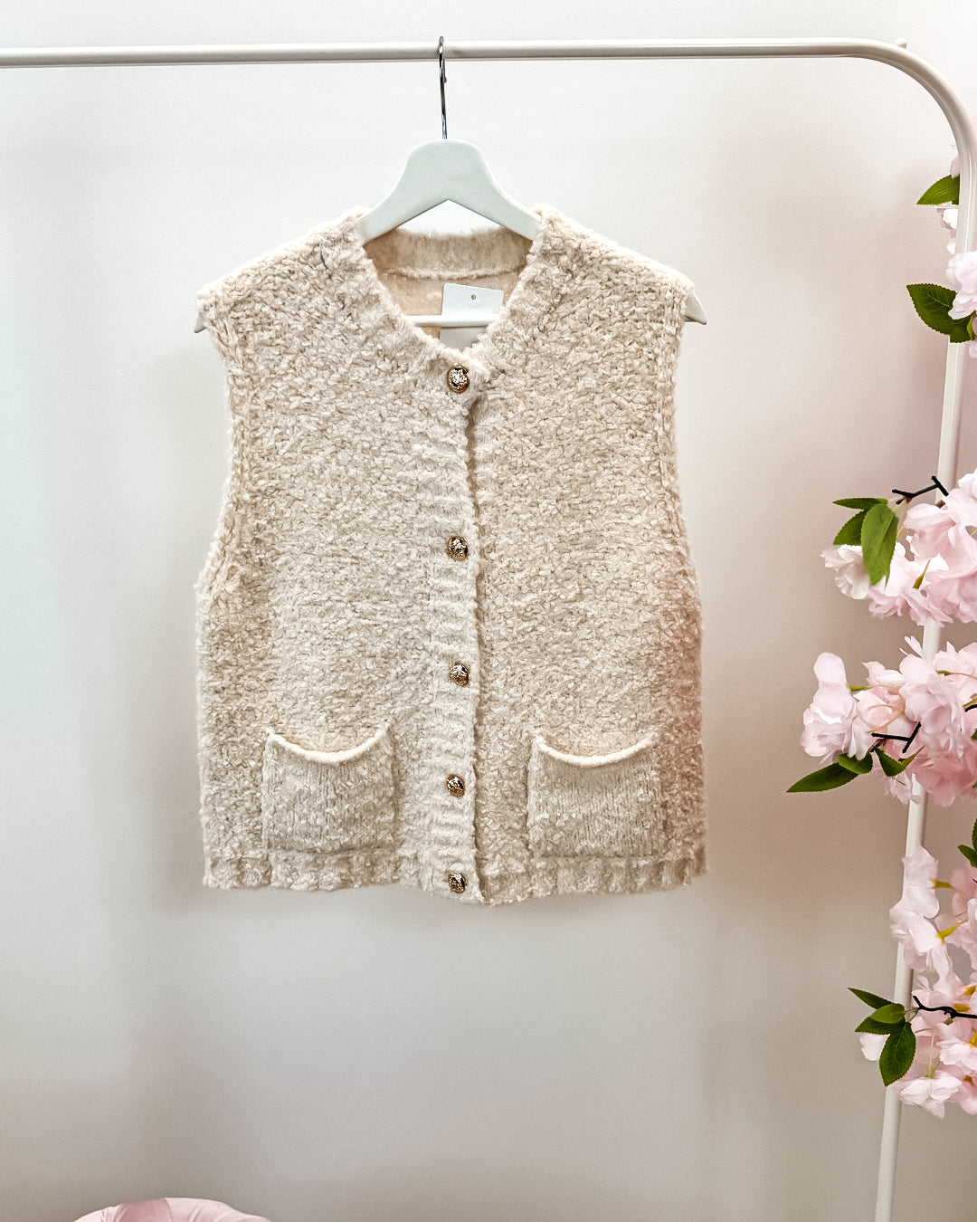 Gilet Bella crème (tot 44)