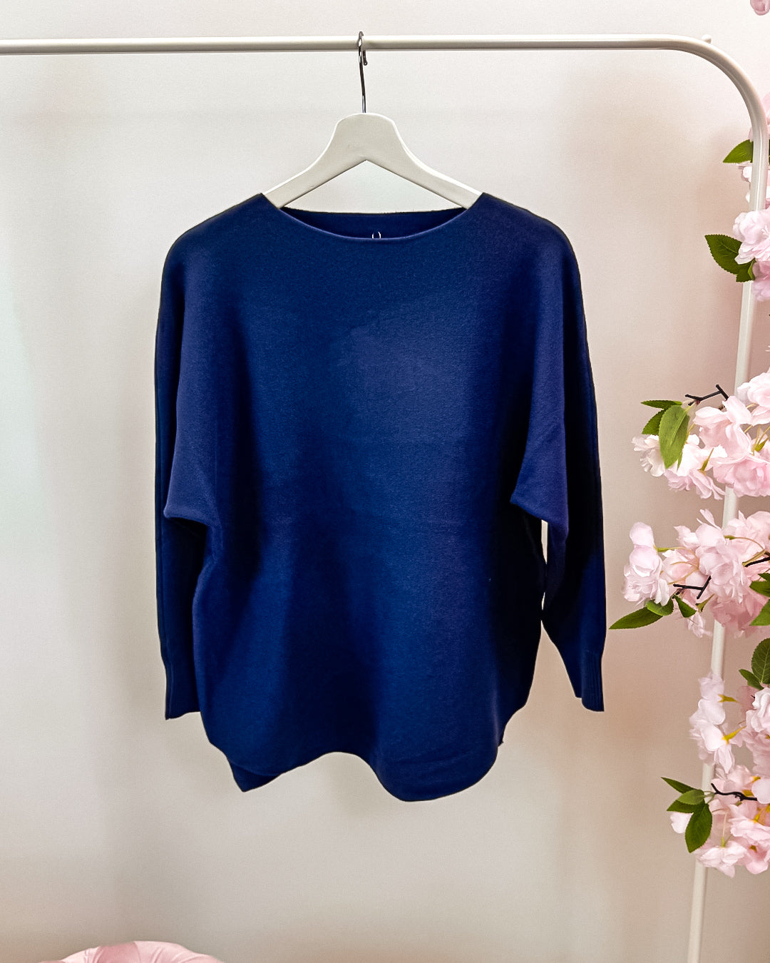 Trui Bente navy (tot 44)