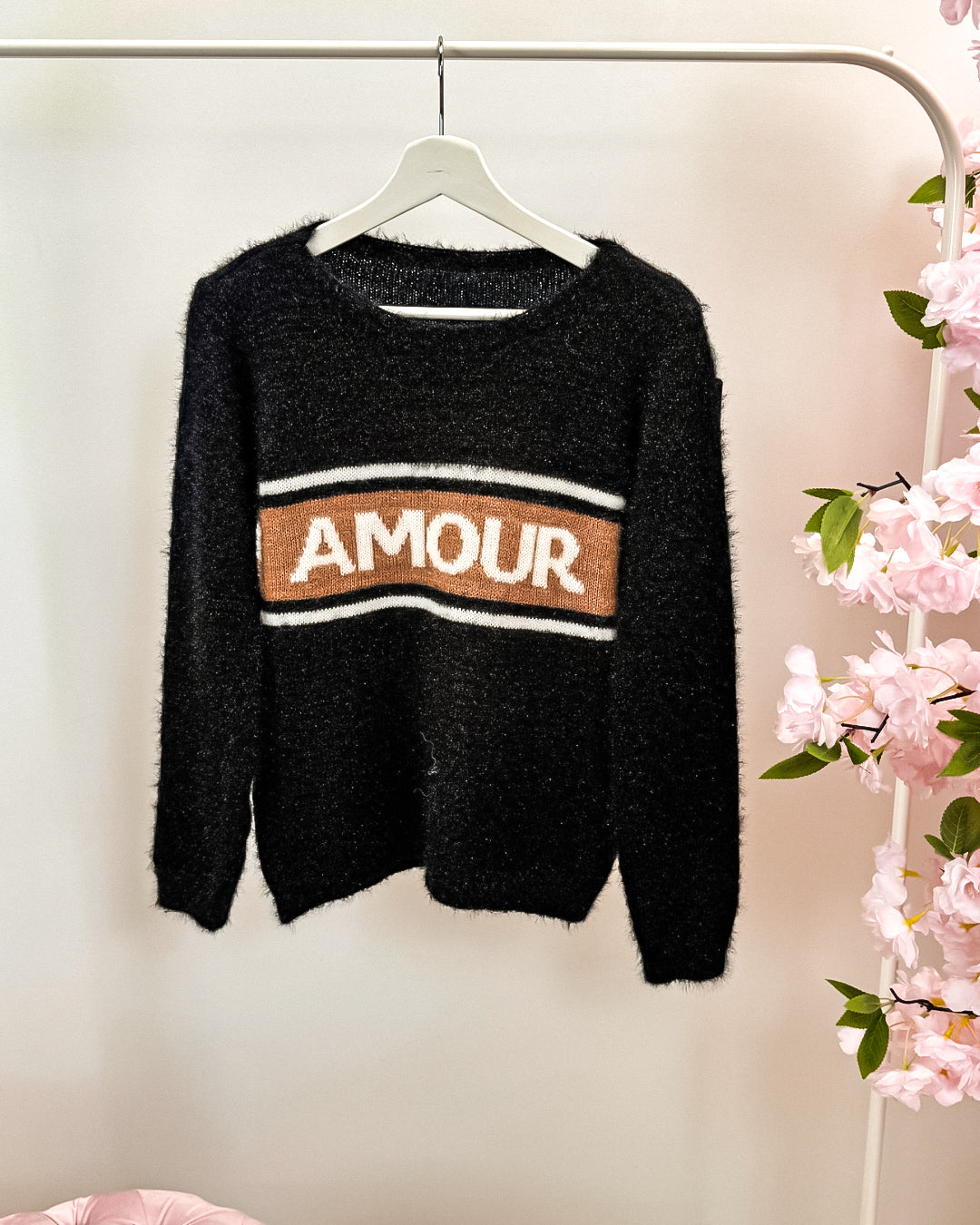 Trui Amour zwart