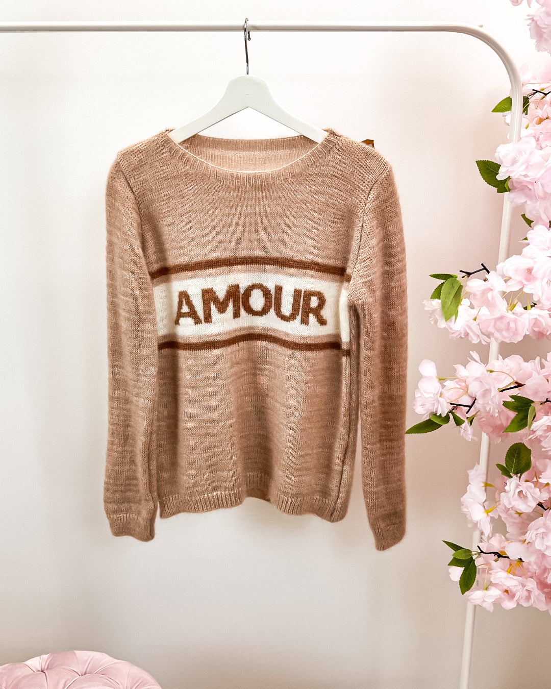 Trui Amour bruin