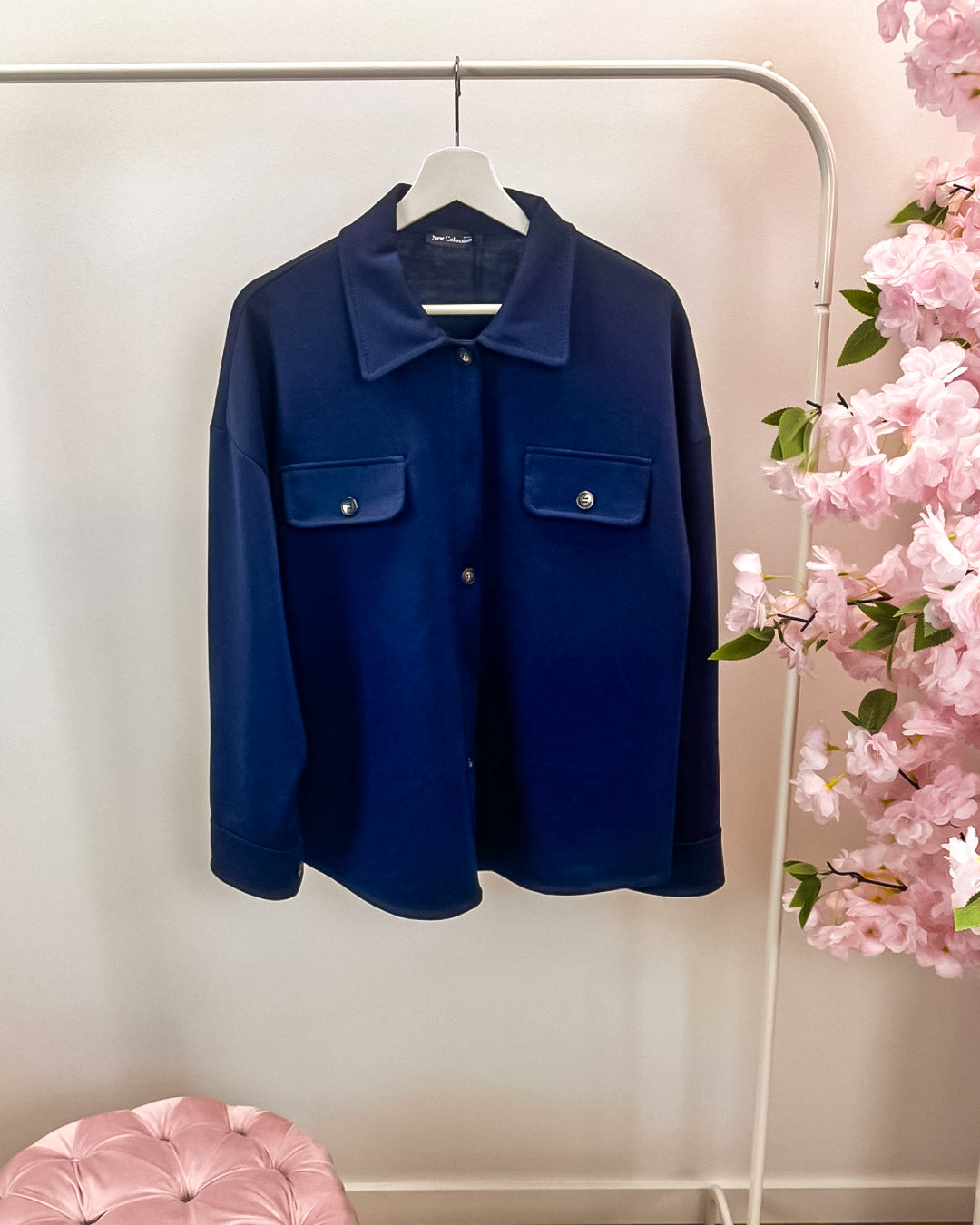 Blouse Nina navy (tot 44)